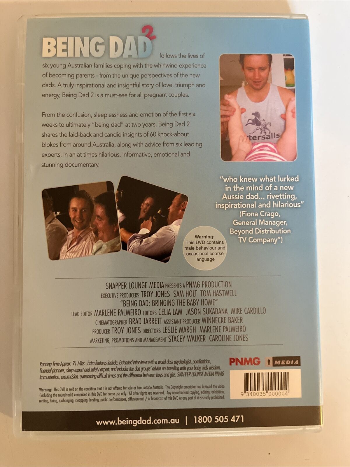 Being Dad 2 - Bringing the Baby Home (DVD) Fatherhood Documentary. Region Free