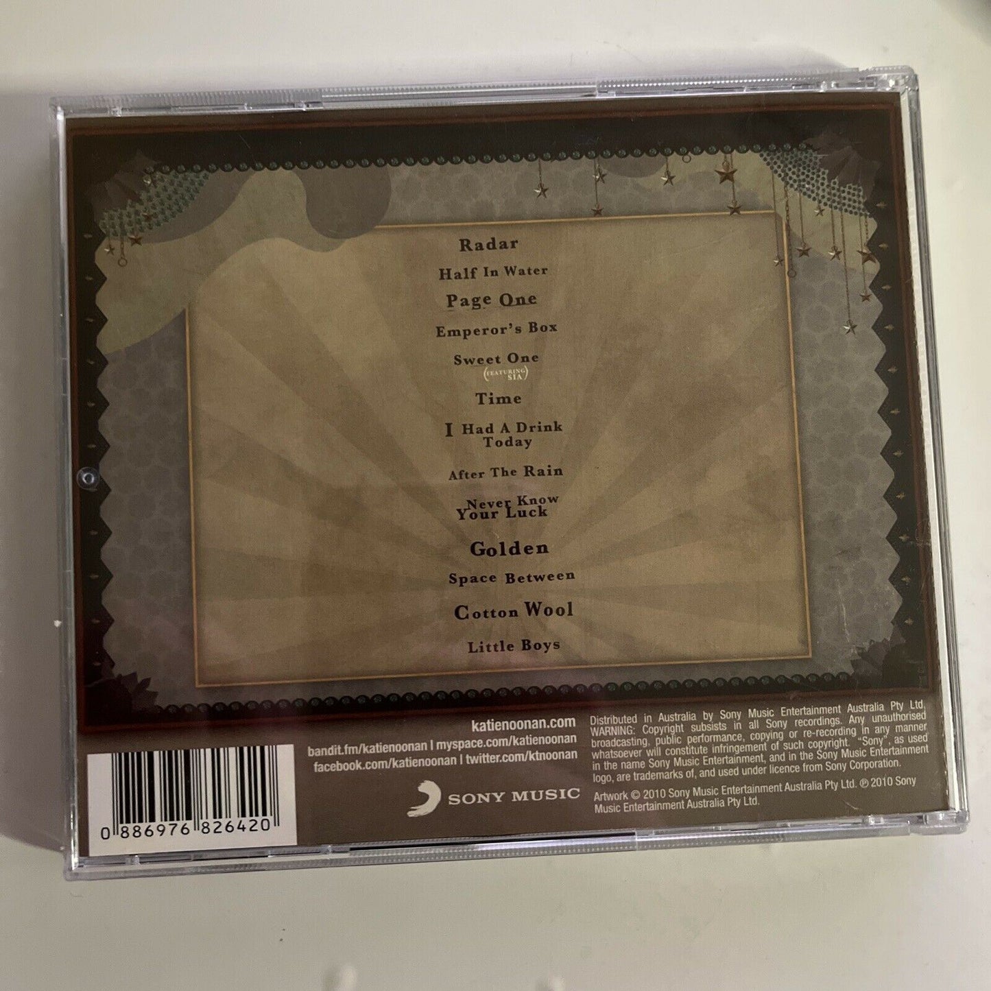 Katie Noonan And The Captains – Emperor's Box (CD, 2010) Album