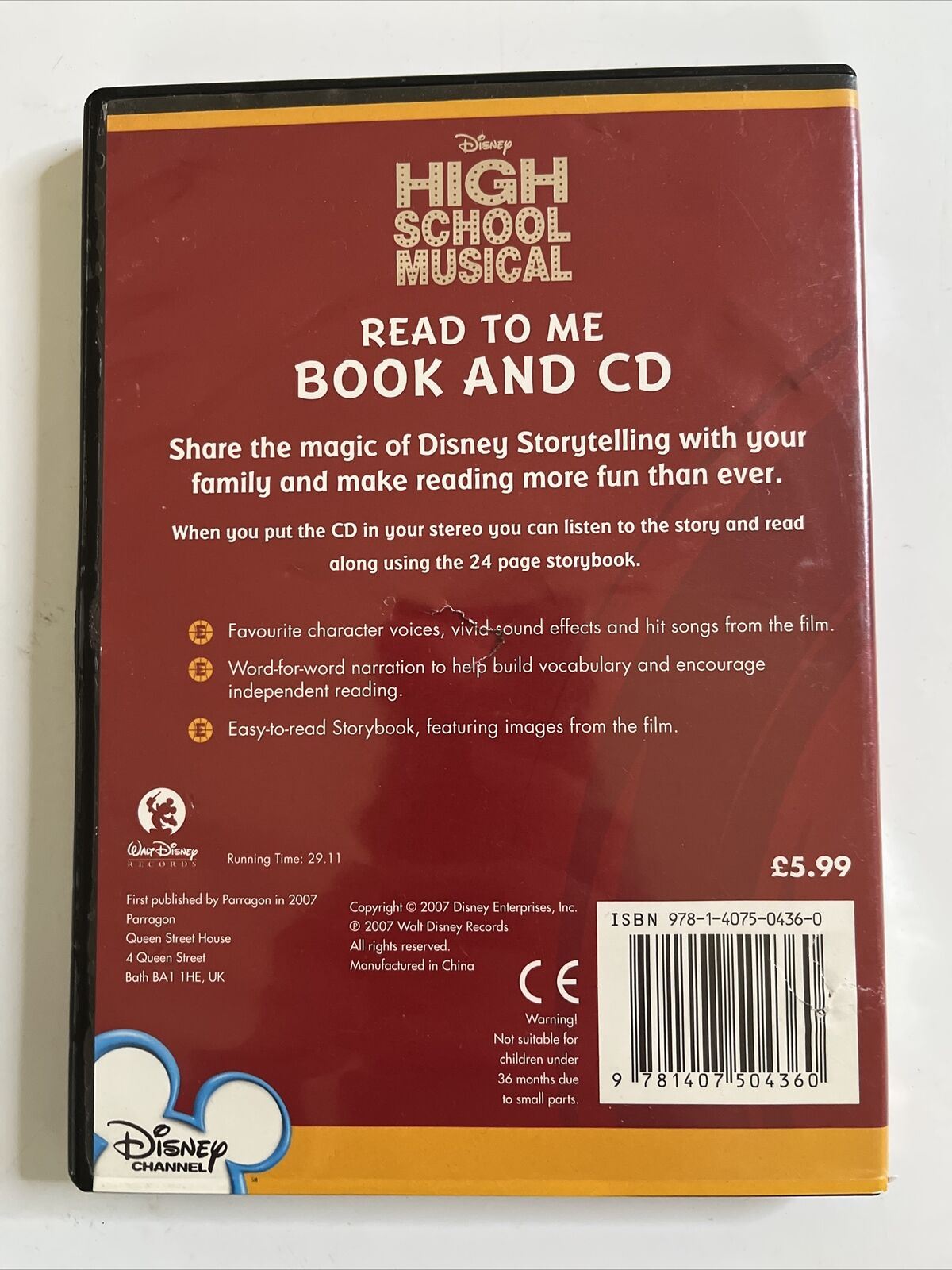 Disney High School Musical Book & CD