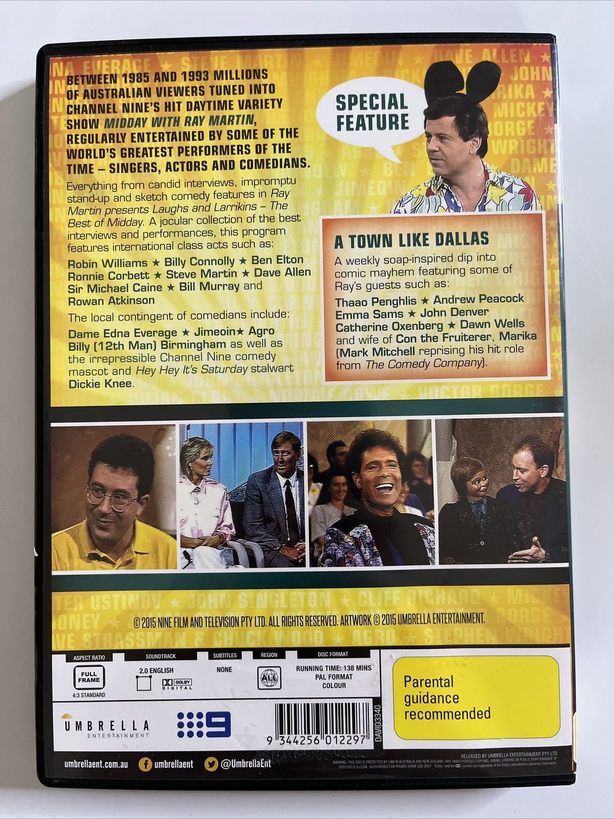 Ray Martin Presents Laughs And Larrikins - The Best Of Midday (DVD, 2005) NEW