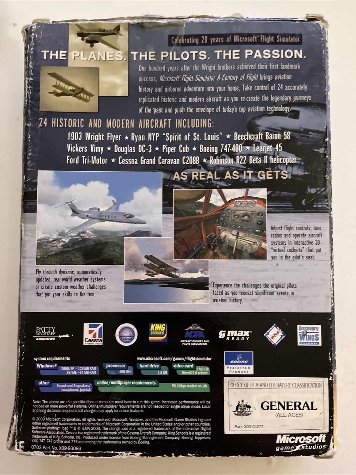 Microsoft Flight Simulator 2004 A Century of Flight + Whirlybirds - PC Windows
