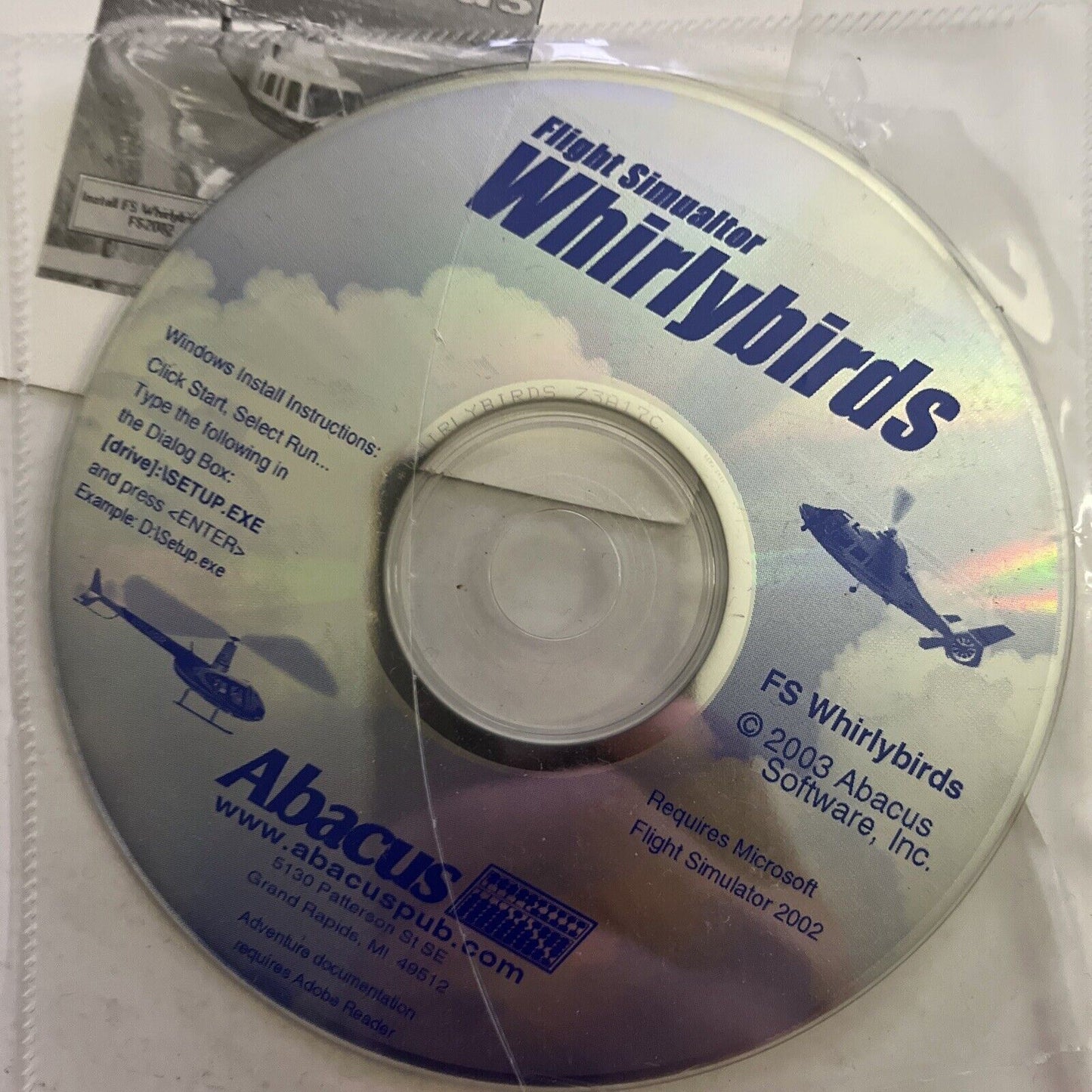 Microsoft Flight Simulator 2004 A Century of Flight + Whirlybirds - PC Windows