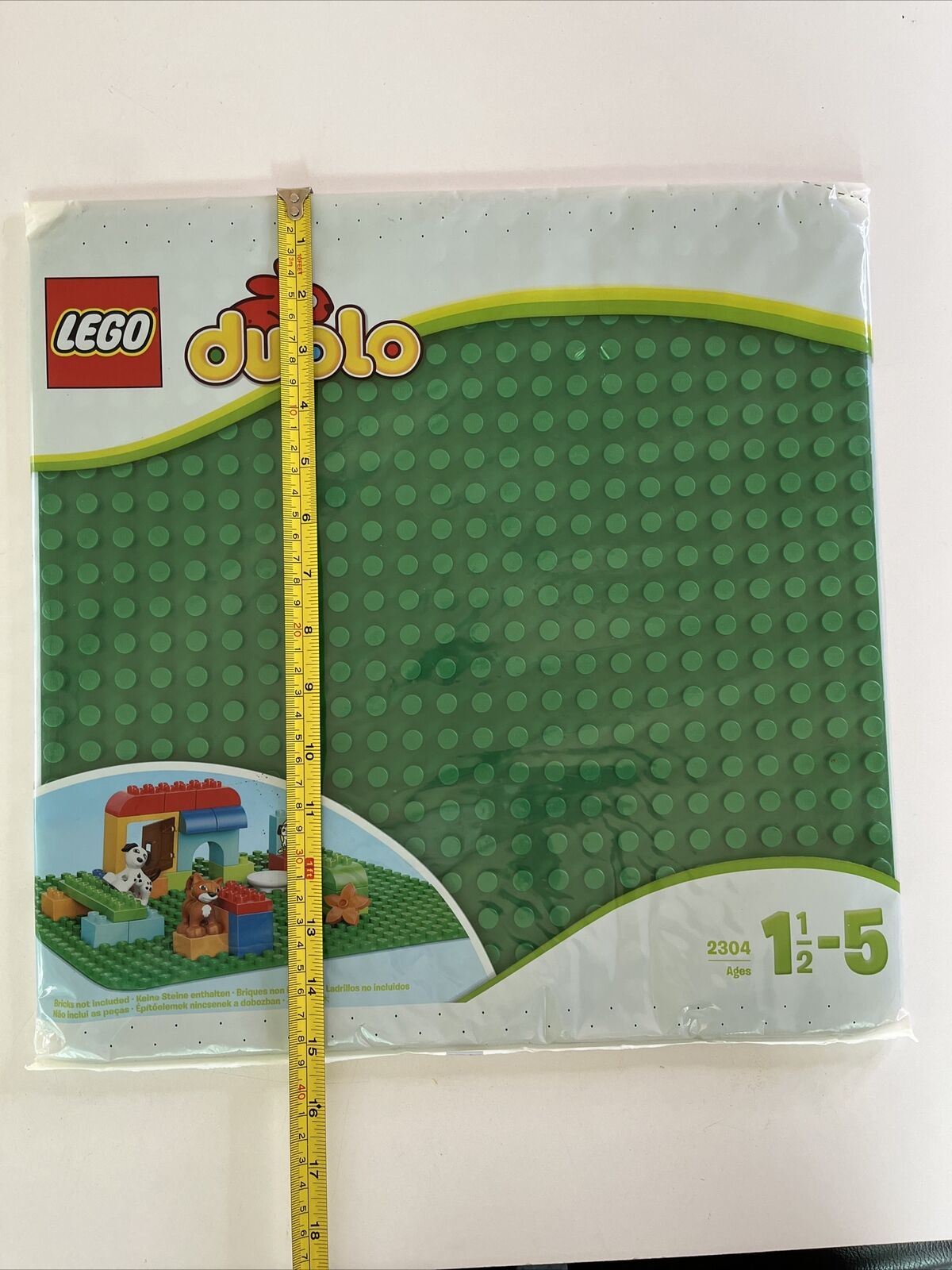 LEGO DUPLO Large Green Building Plate 2304