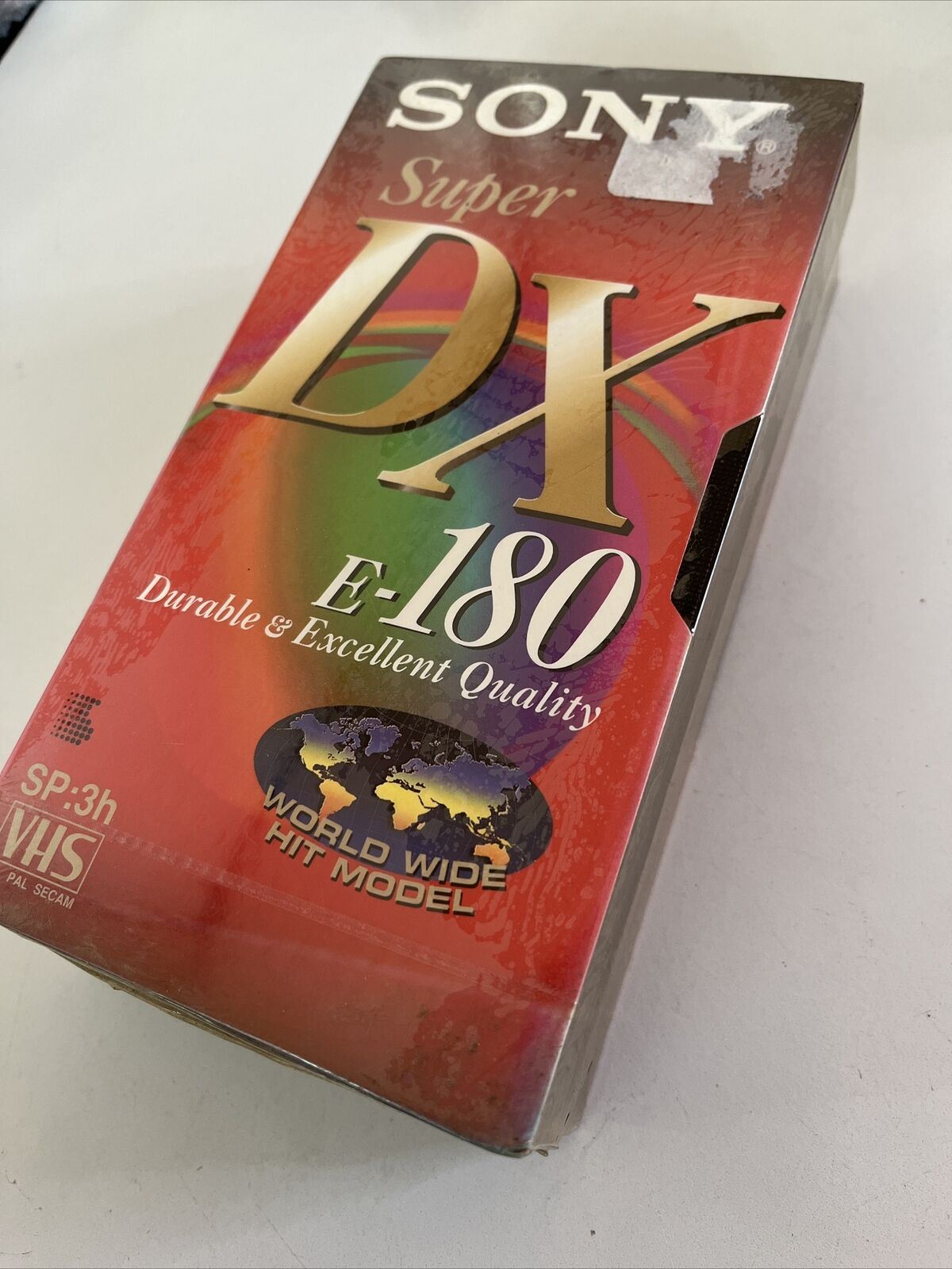 NEW 2x SONY VHS Super DX E-180 Tape Blank 3 Hour