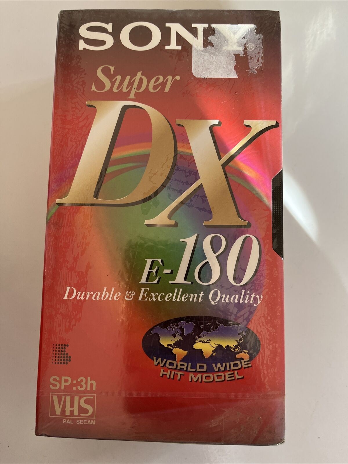 NEW 2x SONY VHS Super DX E-180 Tape Blank 3 Hour
