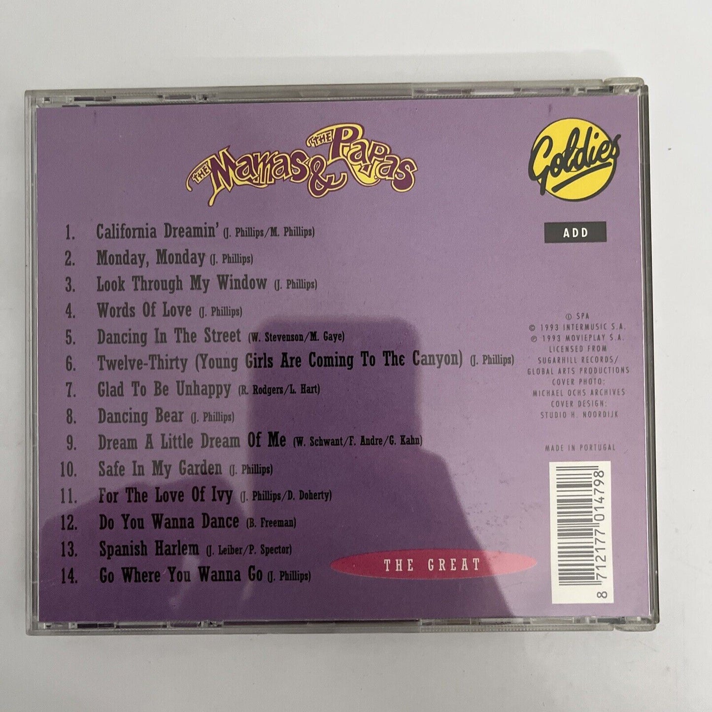 The Mamas & The Papas – The Great (CD, 1993) NEW Album