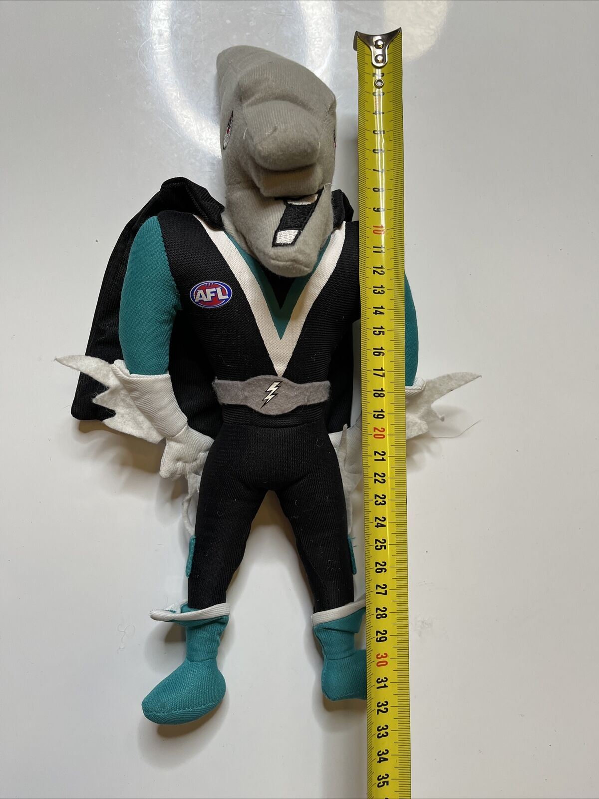 AFL Port Adelaide Power Mascot Plush Toy 33cm Tommy Thunda Power