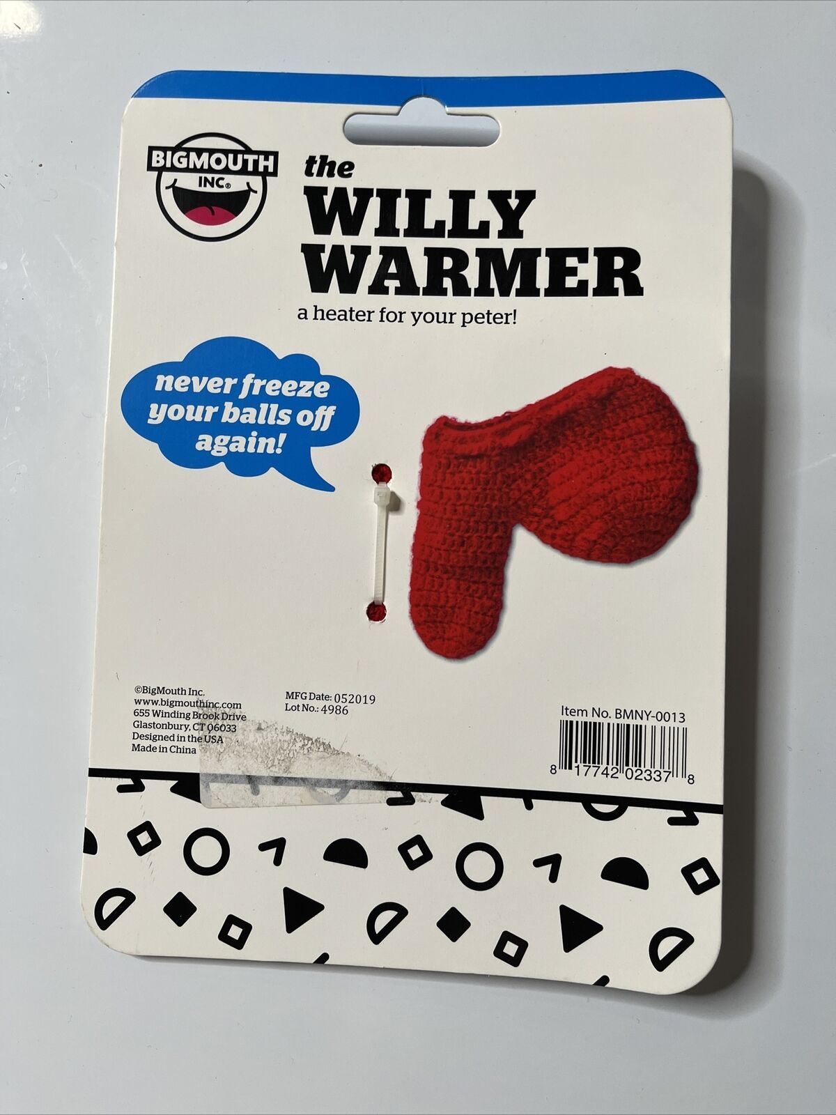 The Willy Warmer - Knit Gift for Men NEW