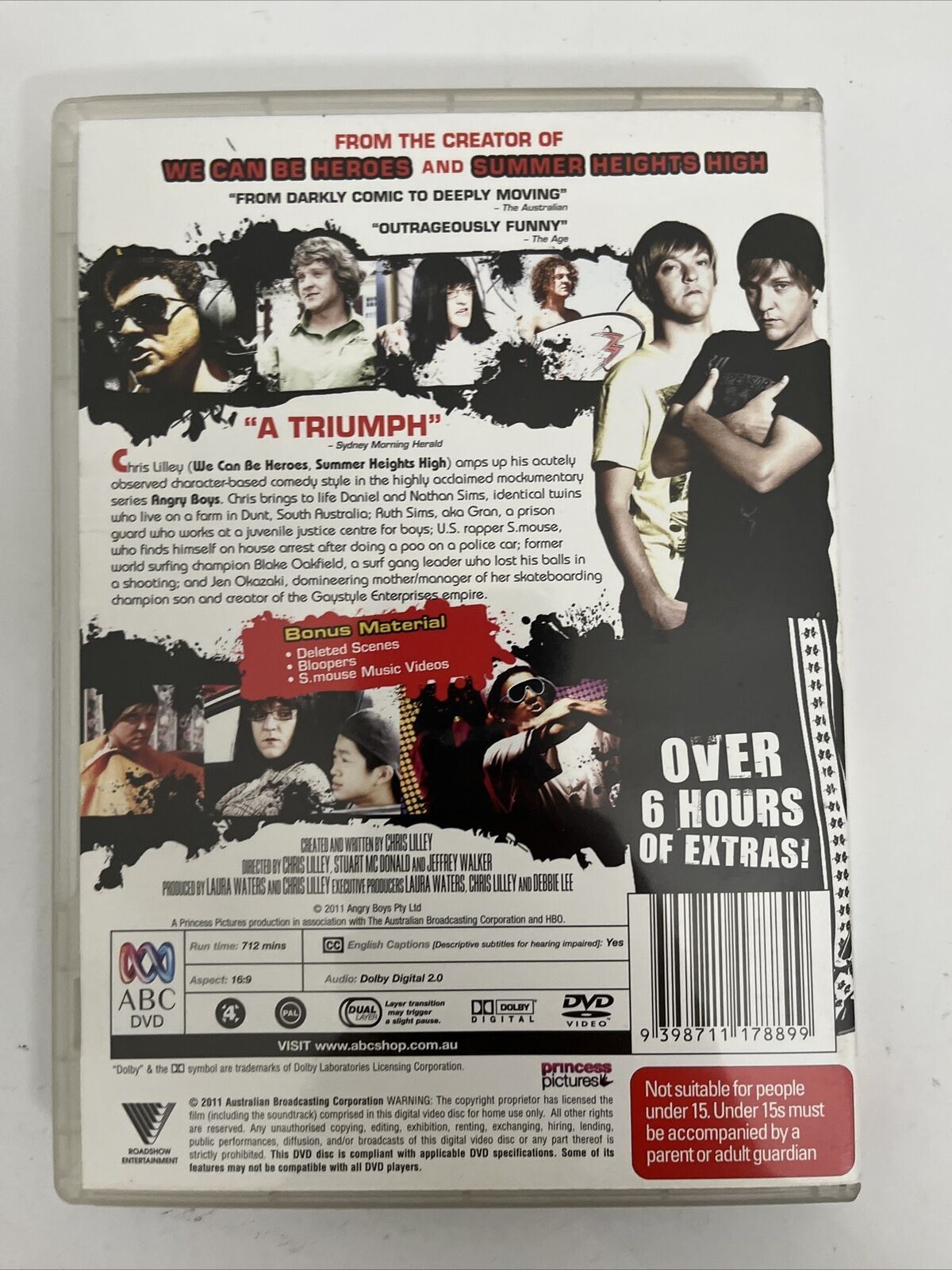 Angry Boys (DVD, 2011) Chris Lilley Comedy Series. Region 4