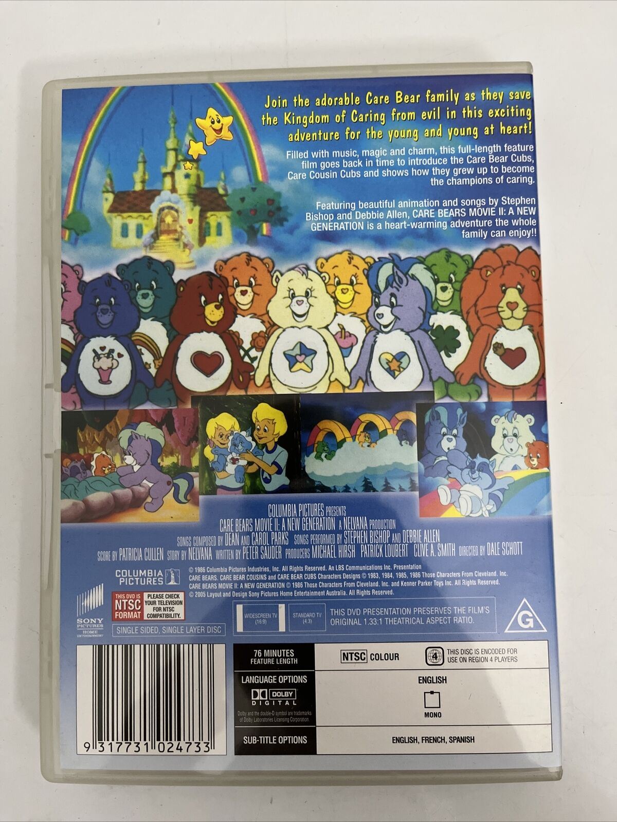 The Care Bears Movie 2 - A New Generation (DVD, 1986) NEW Region 4