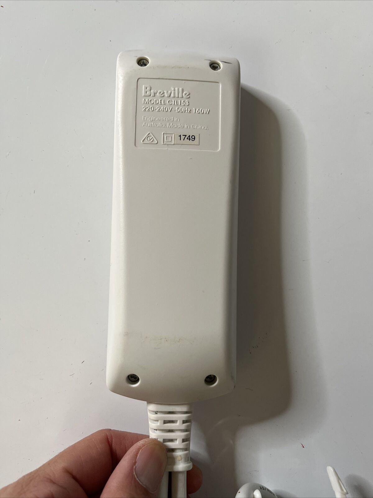 Genuine Breville Model CTL153 Power Adapter Supply for Electric Blanket