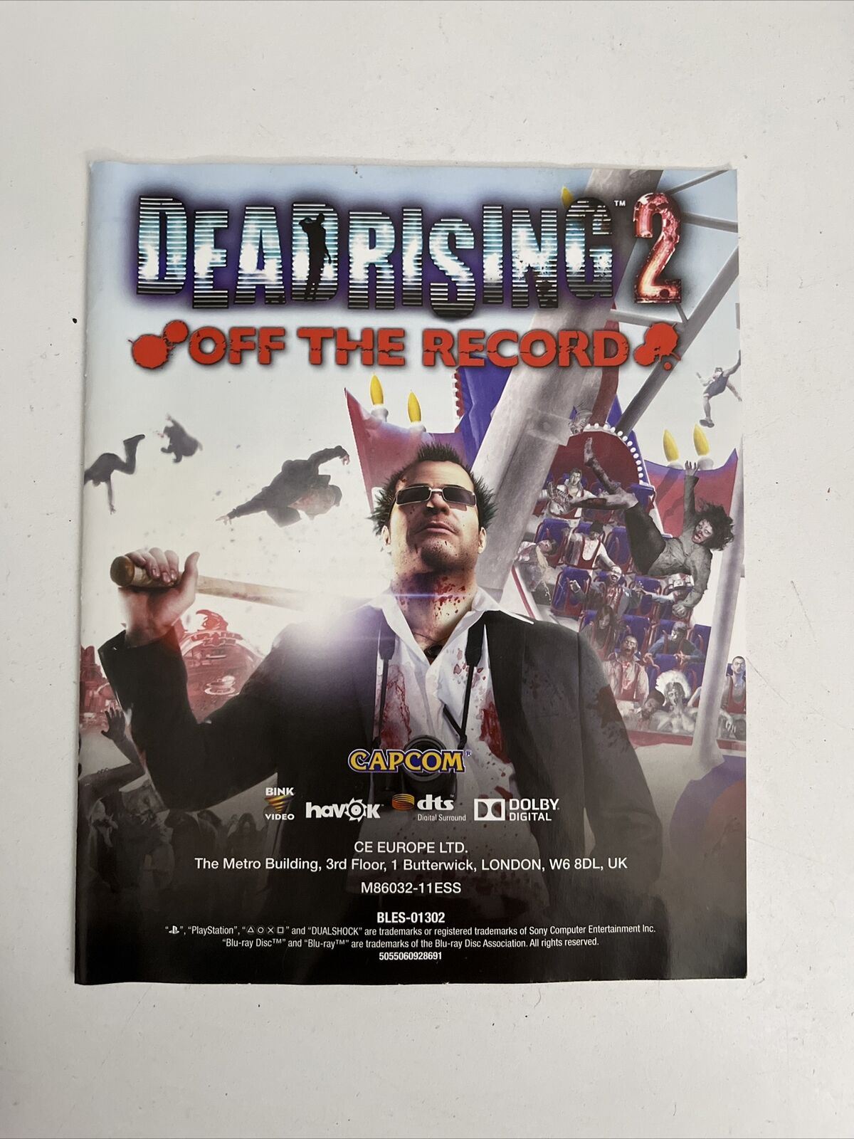 Dead Rising 2: Off the Record - Sony PlayStation 3 PS3 Game with Manual