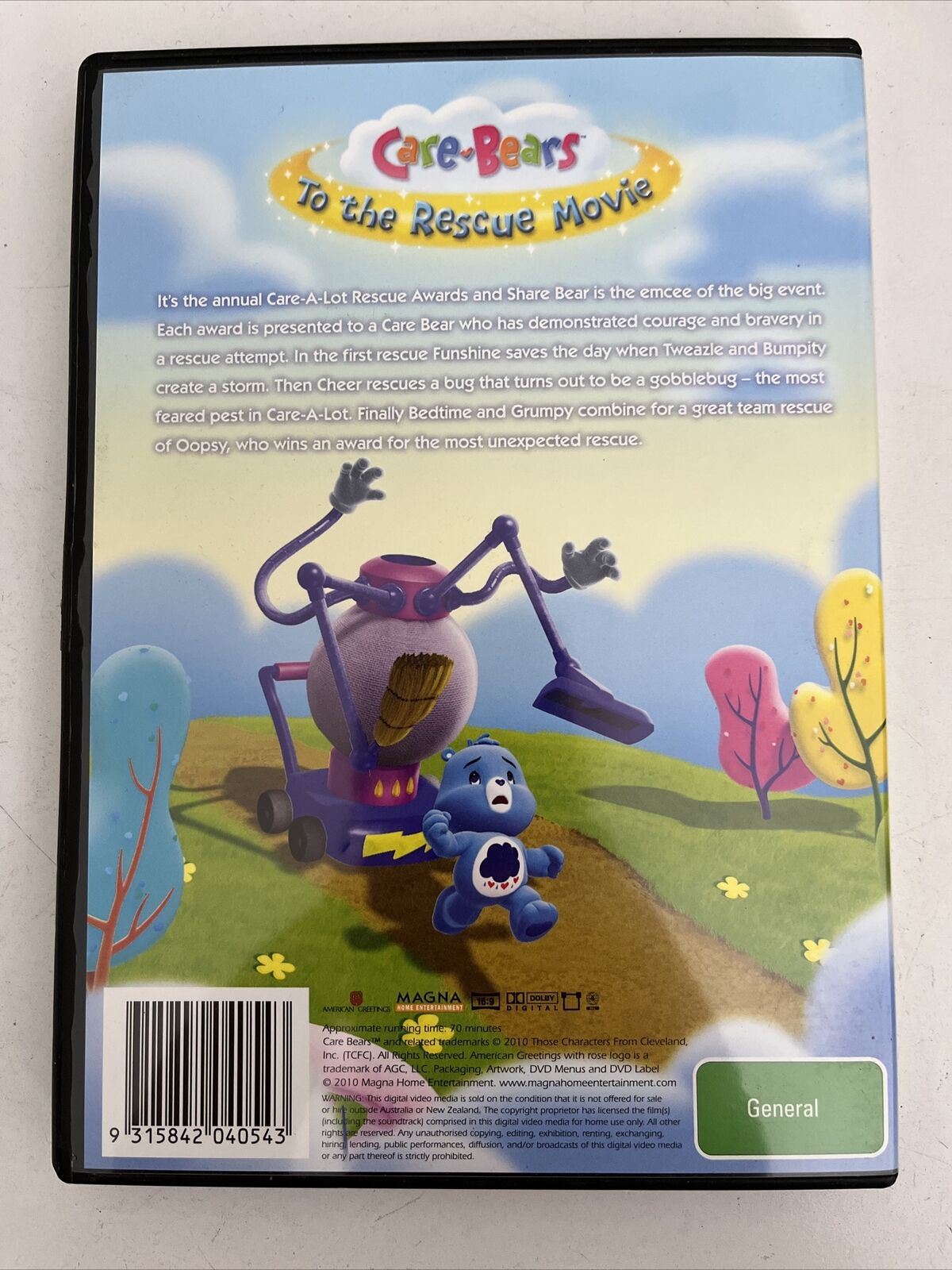 Care Bears - Care Bears To The Rescue Movie (DVD, 2010) Region 4 NEW