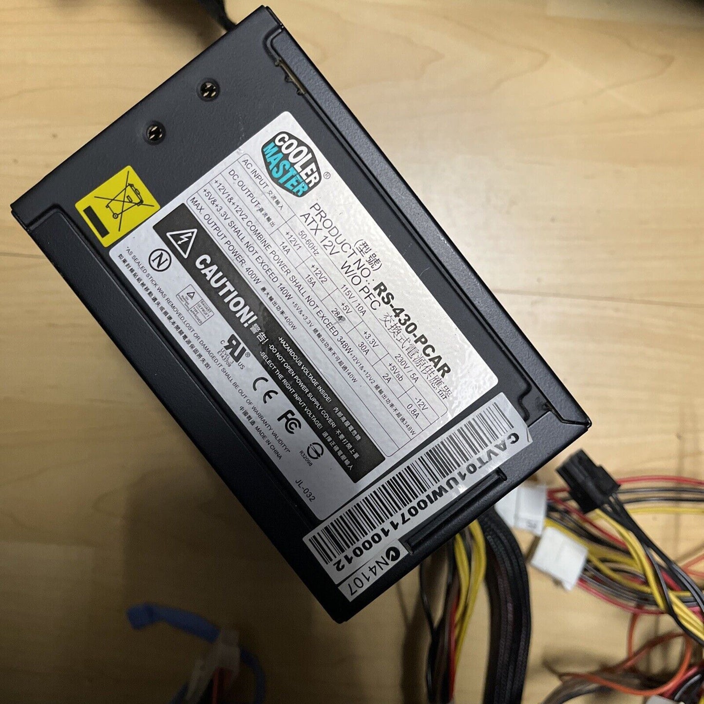 Cooler Master RS-430-PCAR Power Supply 400W ATX 12V