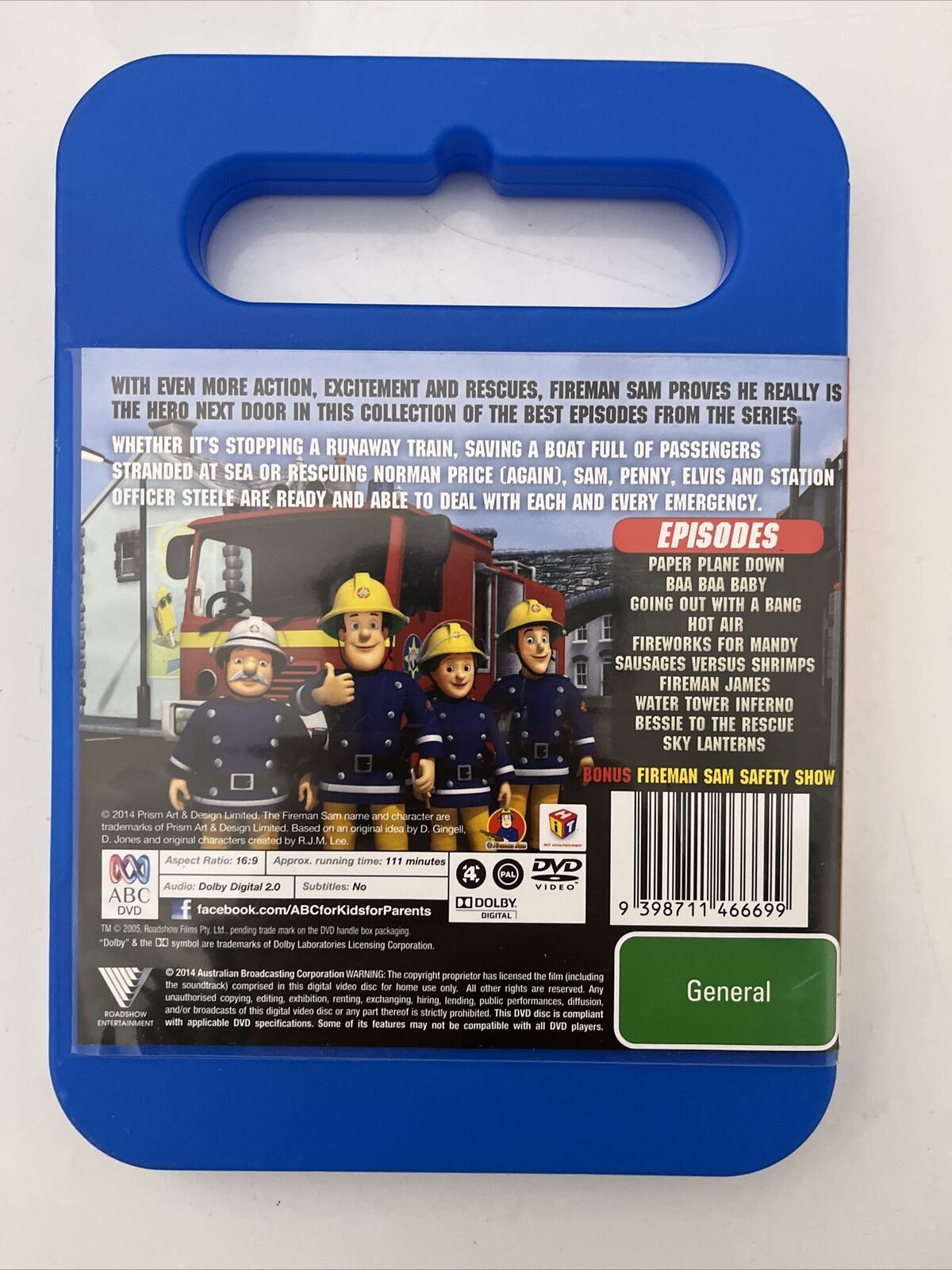 3x Fireman Sam - Best of, Danger by the Double, Pirates Pontypandy DVD Region 4