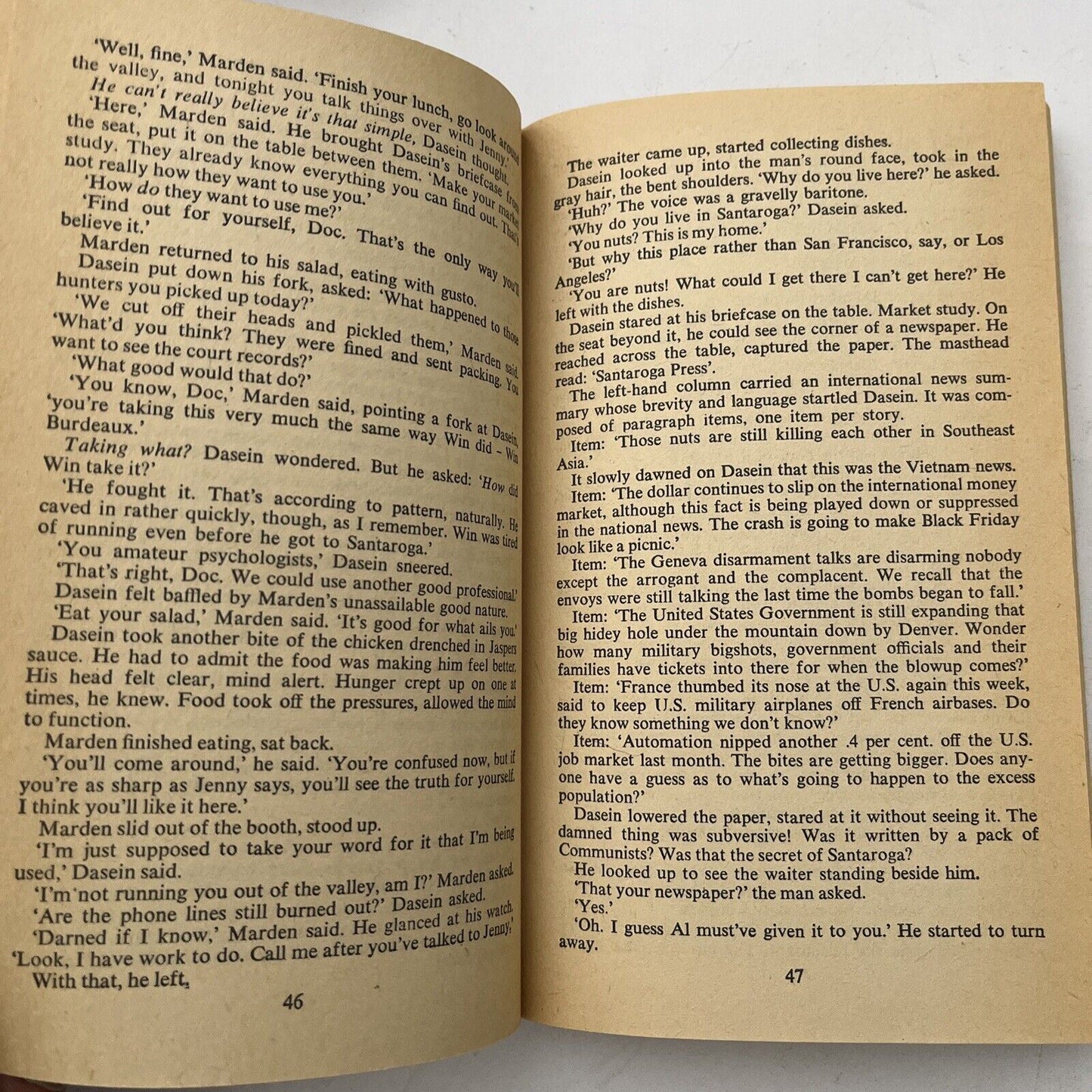 The Santaroga Barrier by Frank Herbert 1971 Novel
