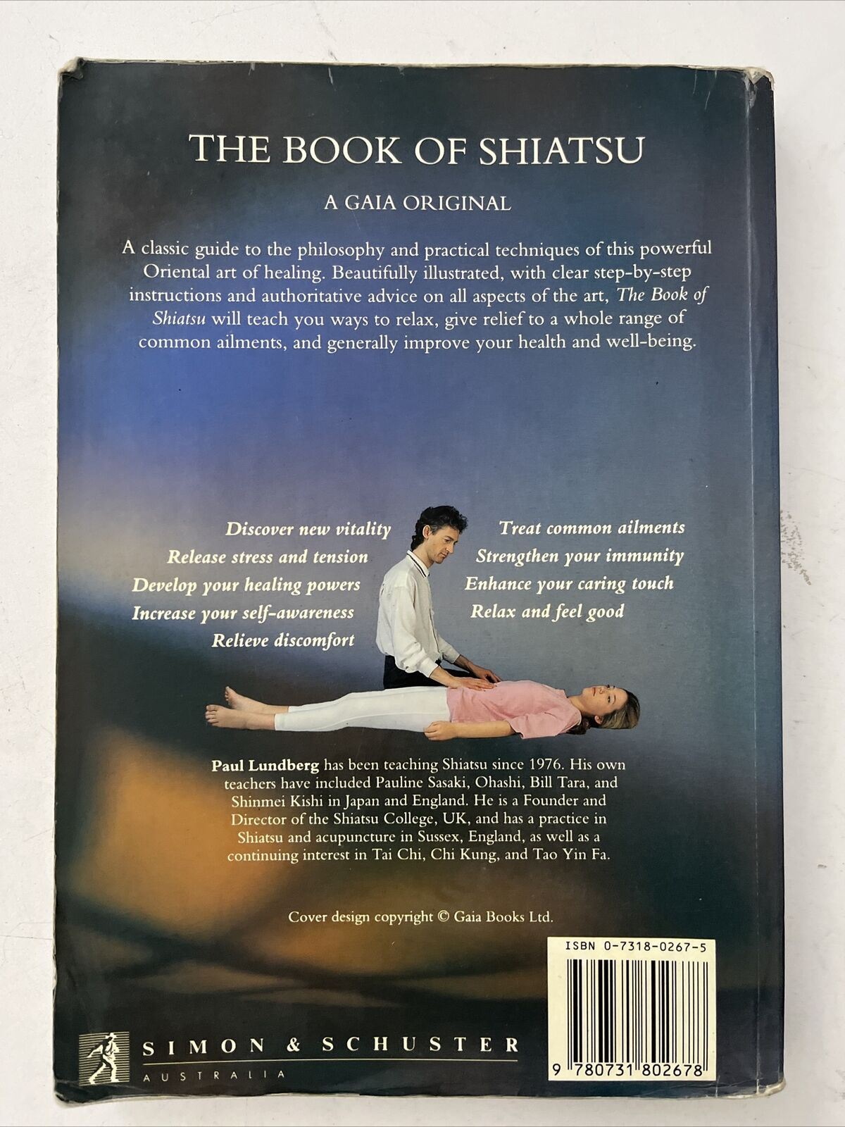 The Book of Shiatsu - by Paul Lundberg PB