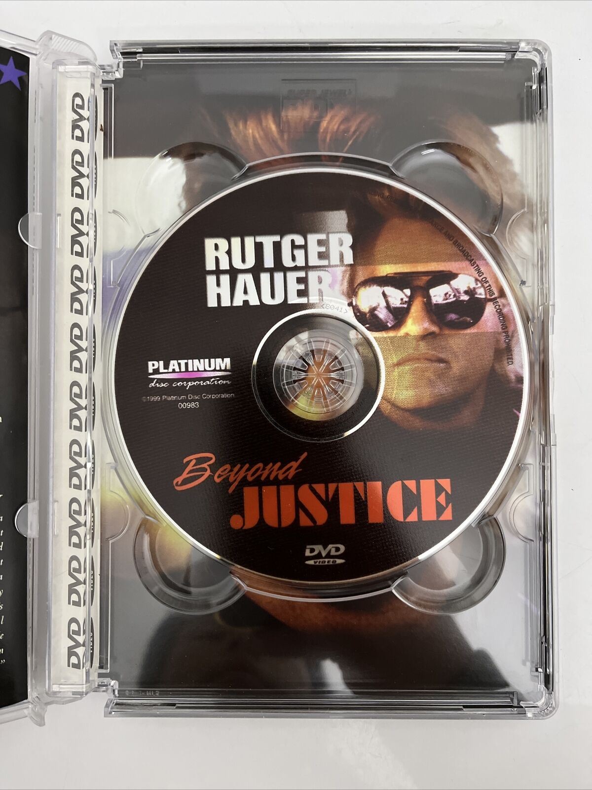 Beyond Justice (DVD, 1991) Rutger Hauer, Carol Alt, Omar Sharif. All Regions