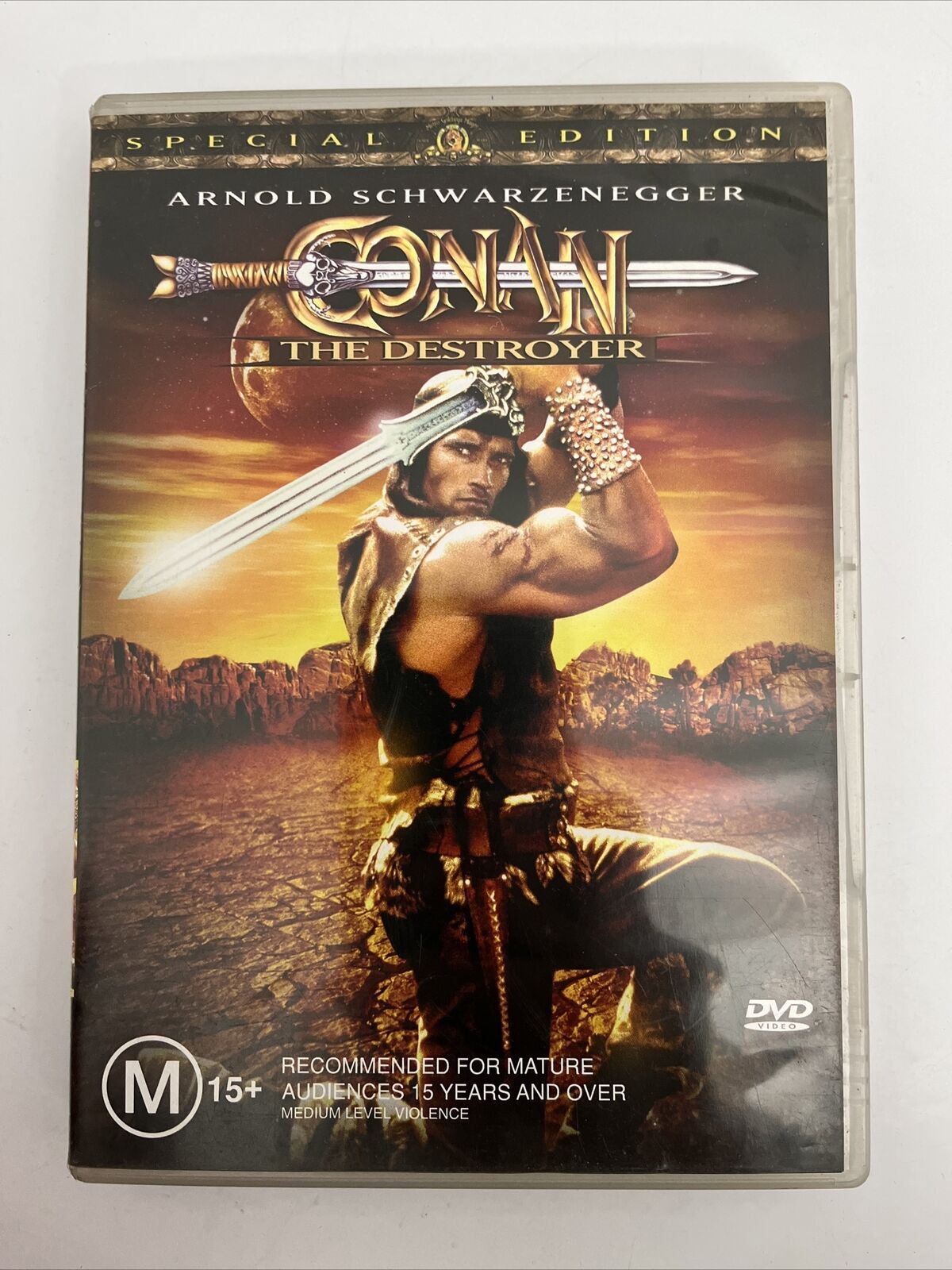 Conan The Destroyer Special Edition (DVD, 1984) Arnold Schwarzenegger. Region 4