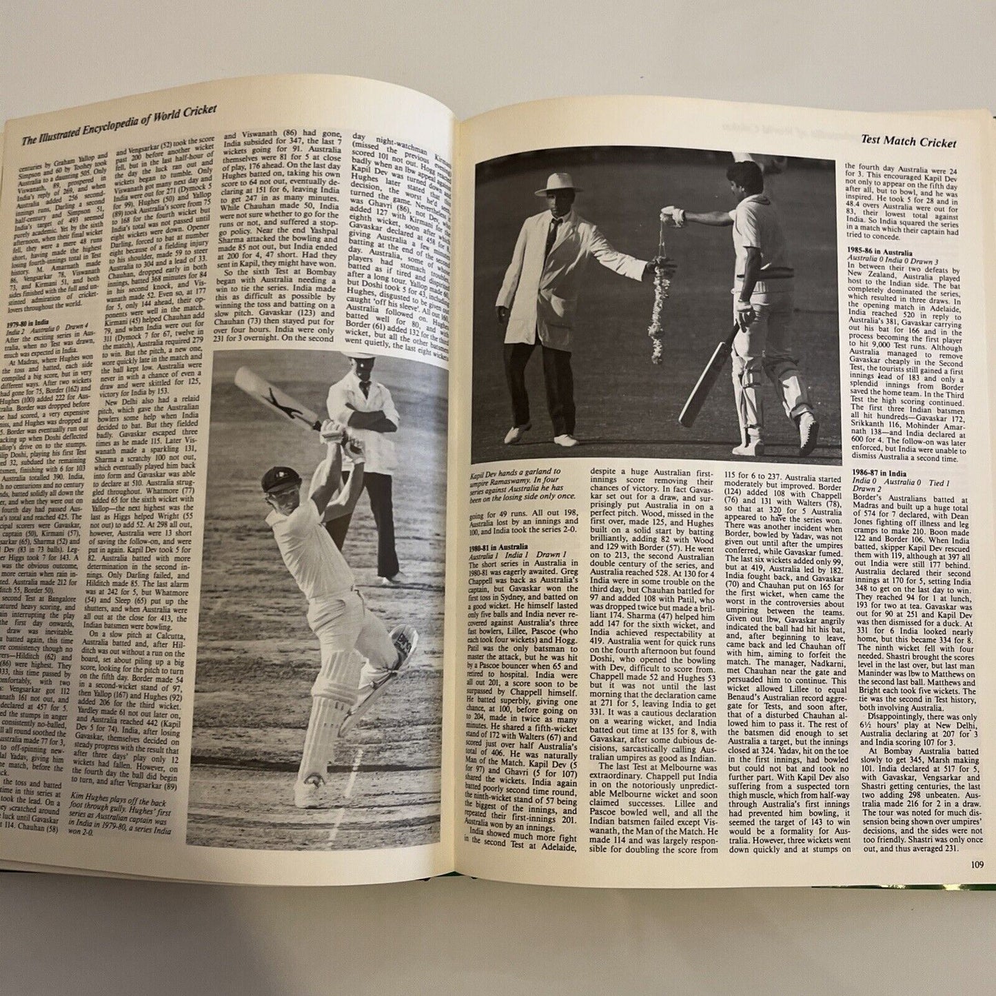 The Illustrated Encyclopedia of World Cricket by Peter Arnold 1st ed