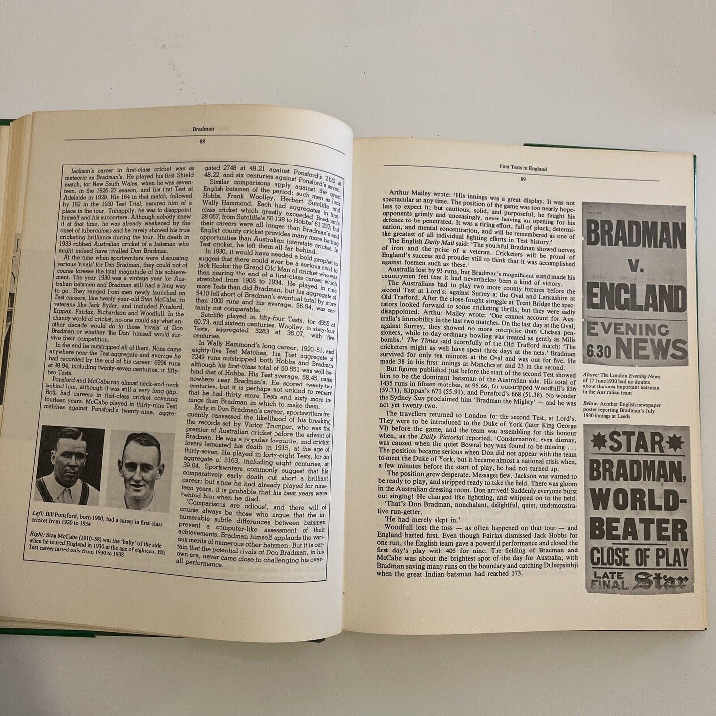 Bradman: The Illustrated Biography by Michael Page (Hardcover, 1983)