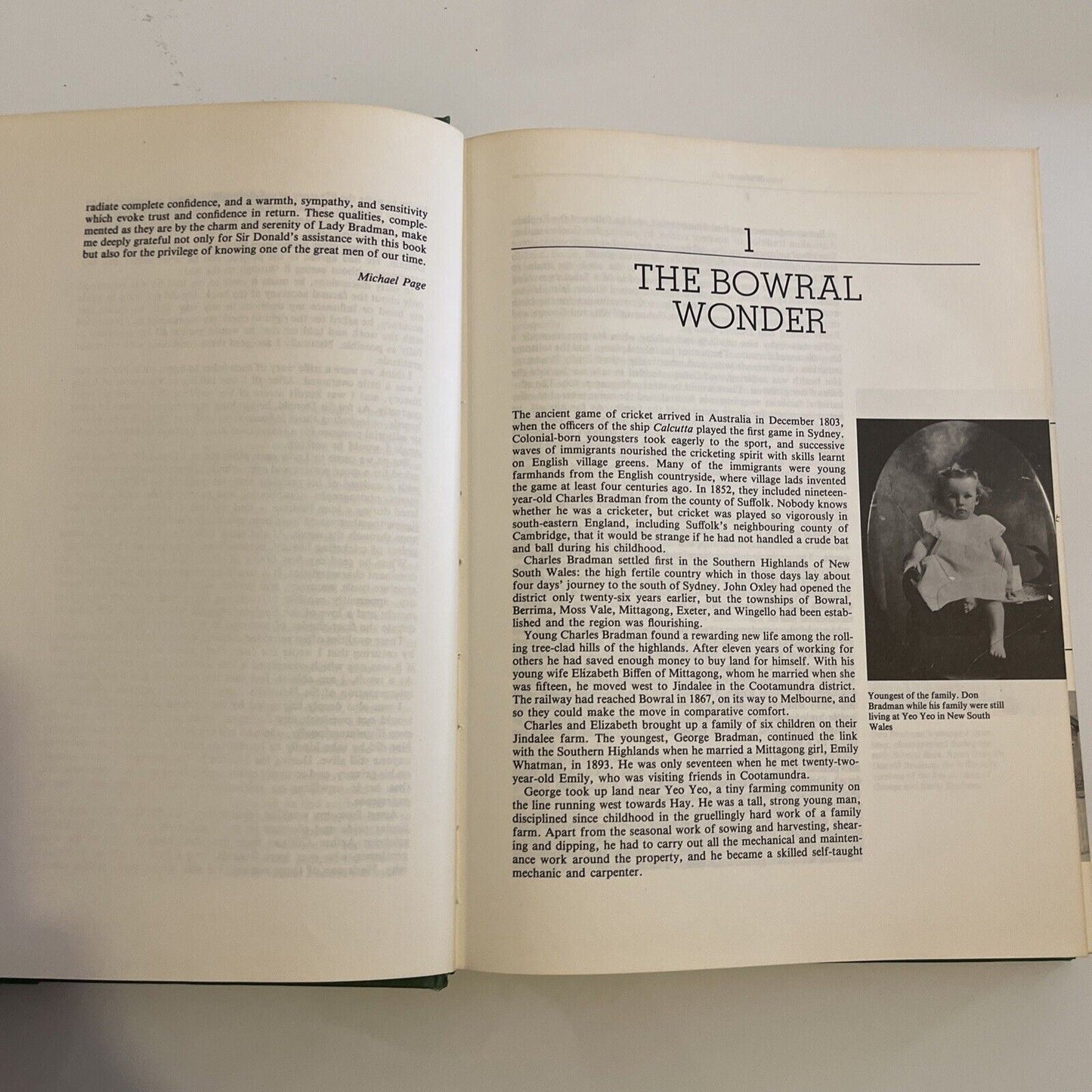 Bradman: The Illustrated Biography by Michael Page (Hardcover, 1983)