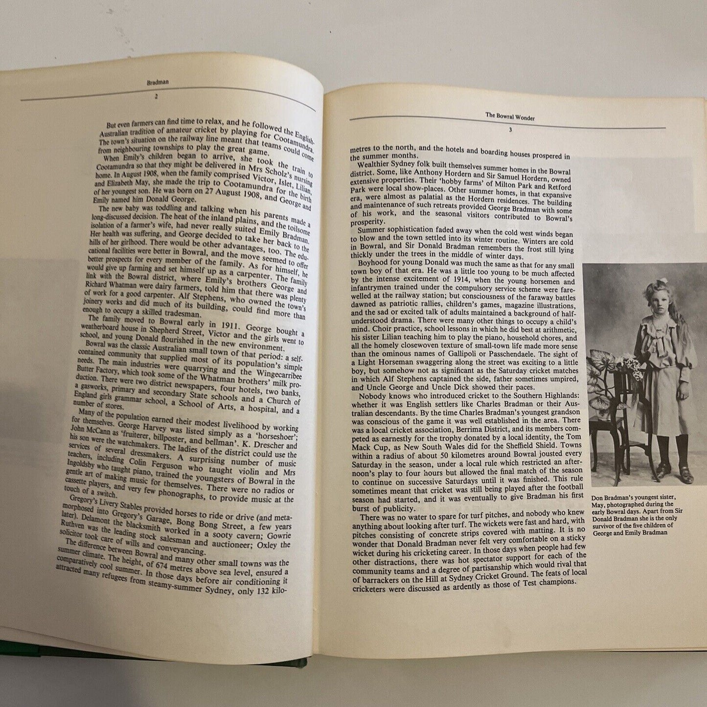 Bradman: The Illustrated Biography by Michael Page (Hardcover, 1983)