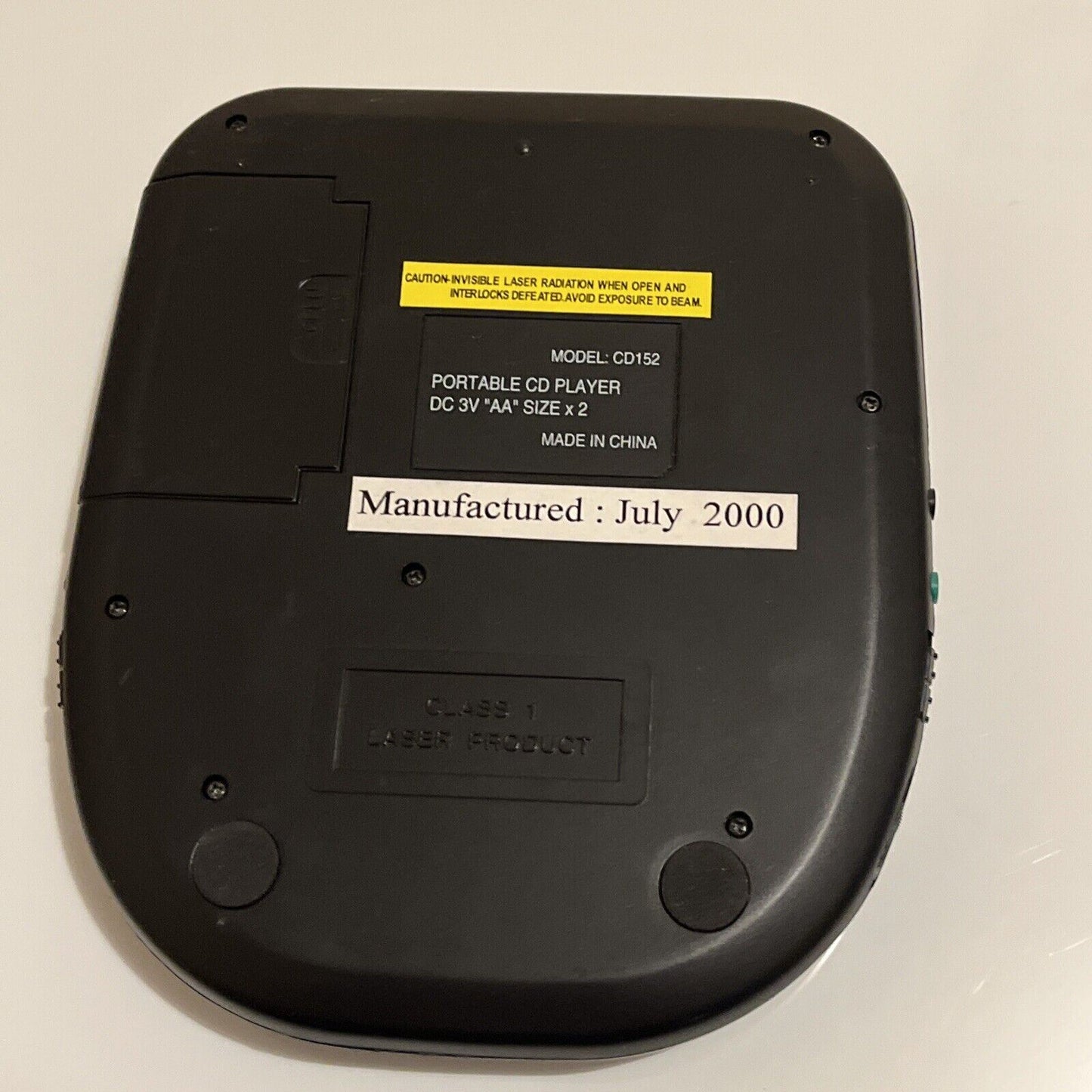 Portable CD Player CD152 *For parts or repair