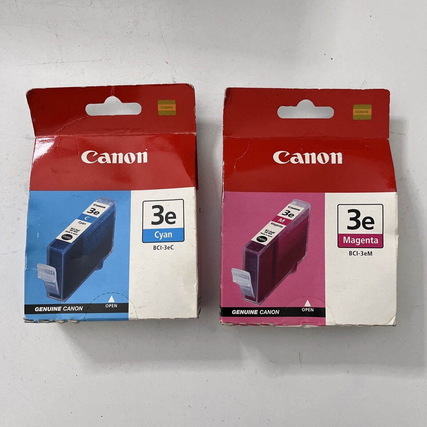 Genuine Canon BCI-3eC Cyan + Magenta Ink Cartridge PIXMA Series