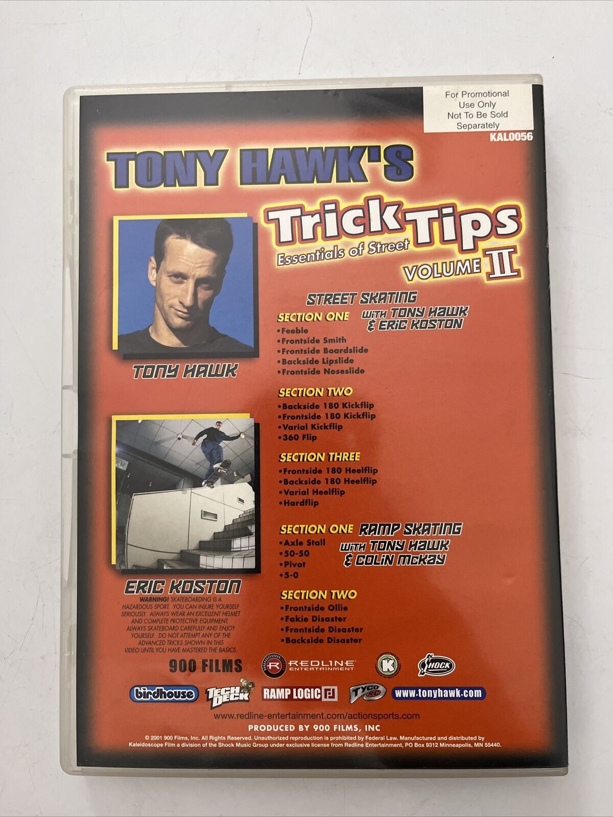 Tony Hawk's Trick Tips volume 2 DVD