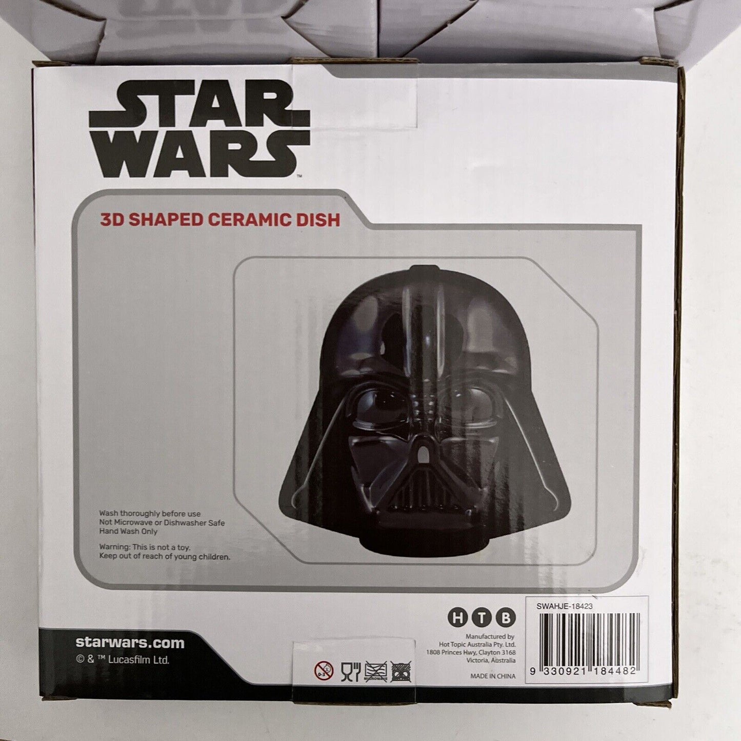 NEW Star Wars 3D Storm Trooper Mug, 2x Egg Cup & Darth Vader Ceramic Dish