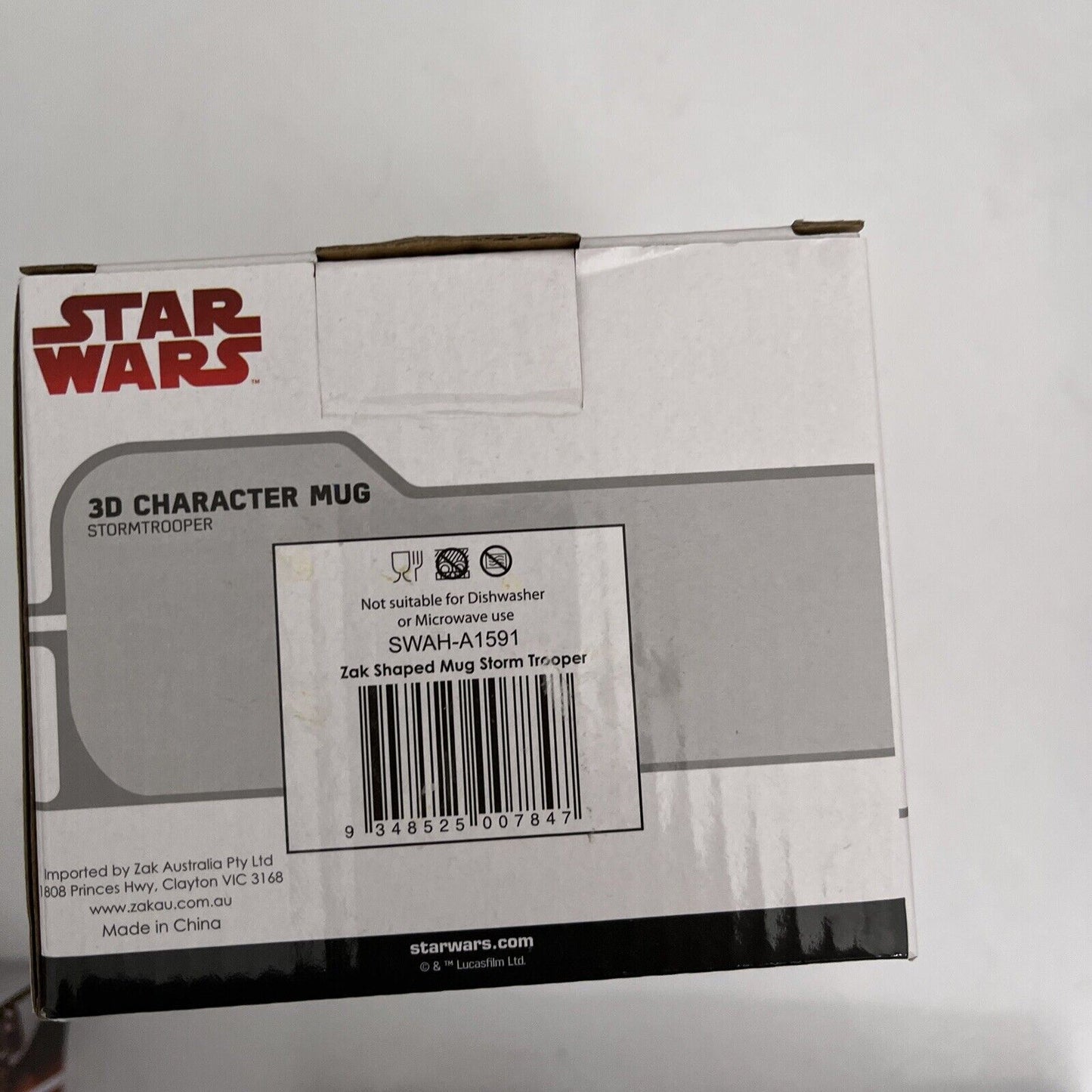 NEW Star Wars 3D Storm Trooper Mug, 2x Egg Cup & Darth Vader Ceramic Dish