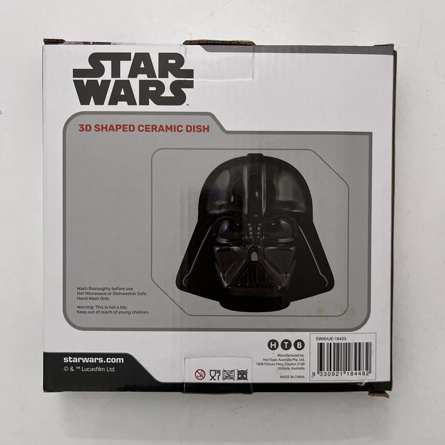 Official Star Wars: Storm Trooper 3D Ceramic Mug + Darth Vader Dish NEW