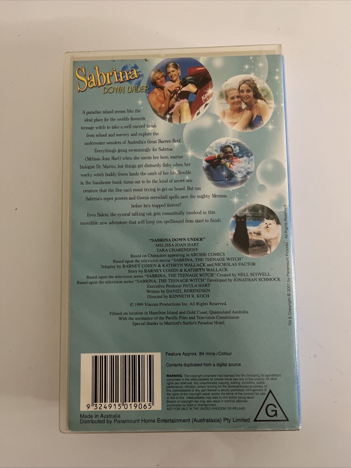 Sabrina The Teenage Witch - Down Under VHS VIDEO TAPE 1999 PAL