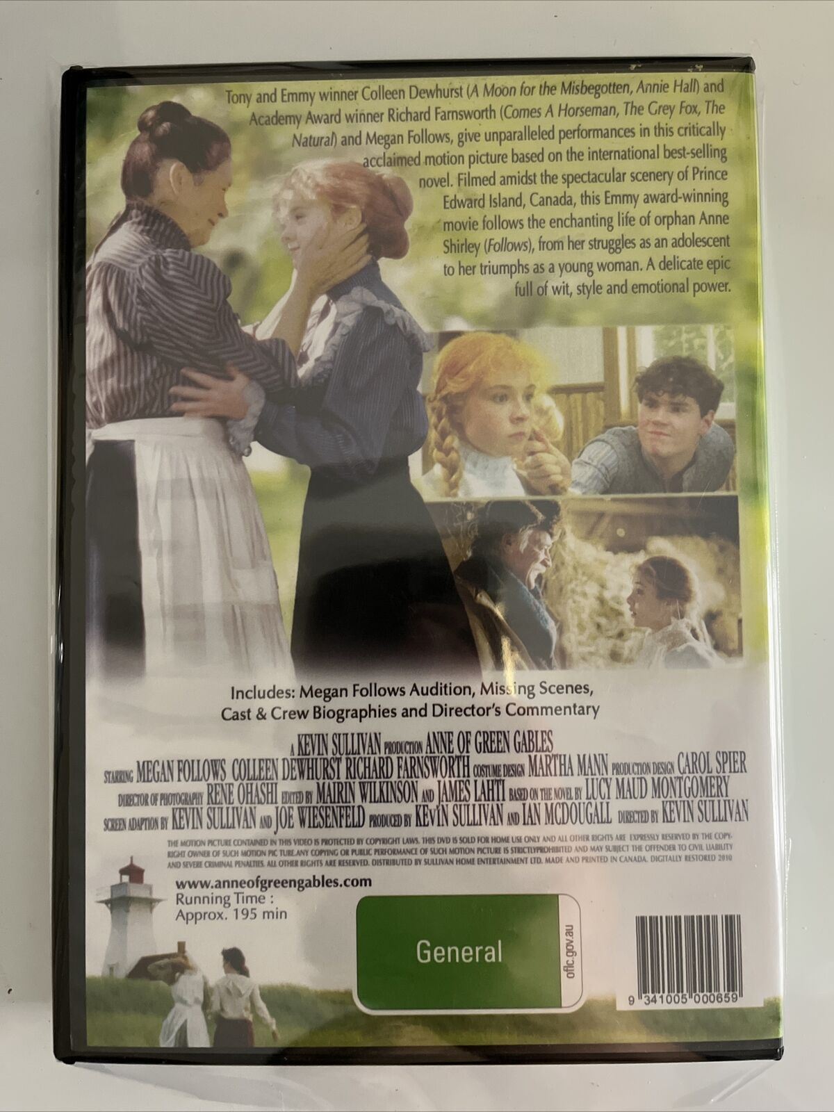 Anne Of Green Gables (DVD, 1983) NEW Region 4