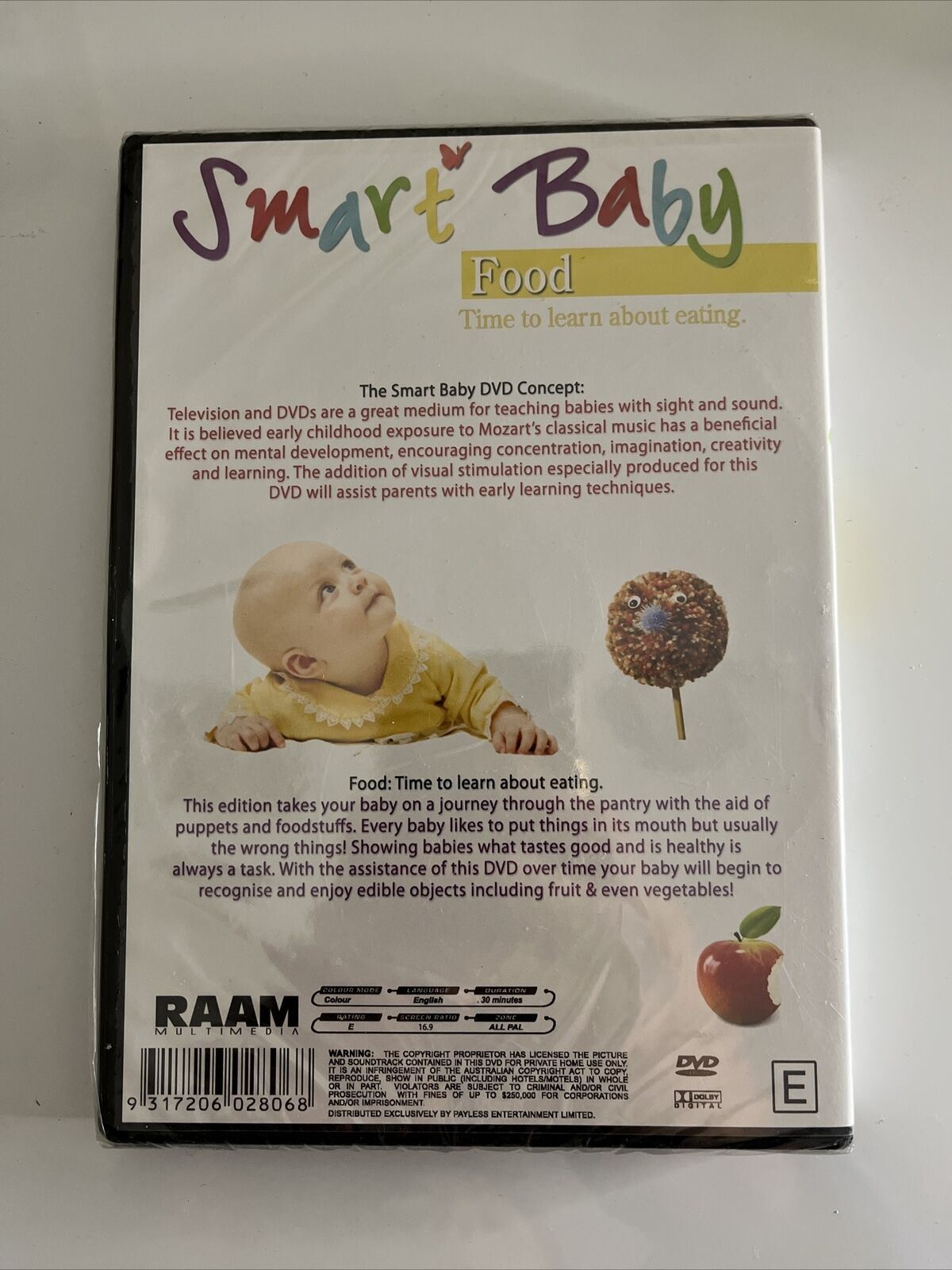 NEW Smart Baby - Food (DVD) Educational Early Learning Region Free