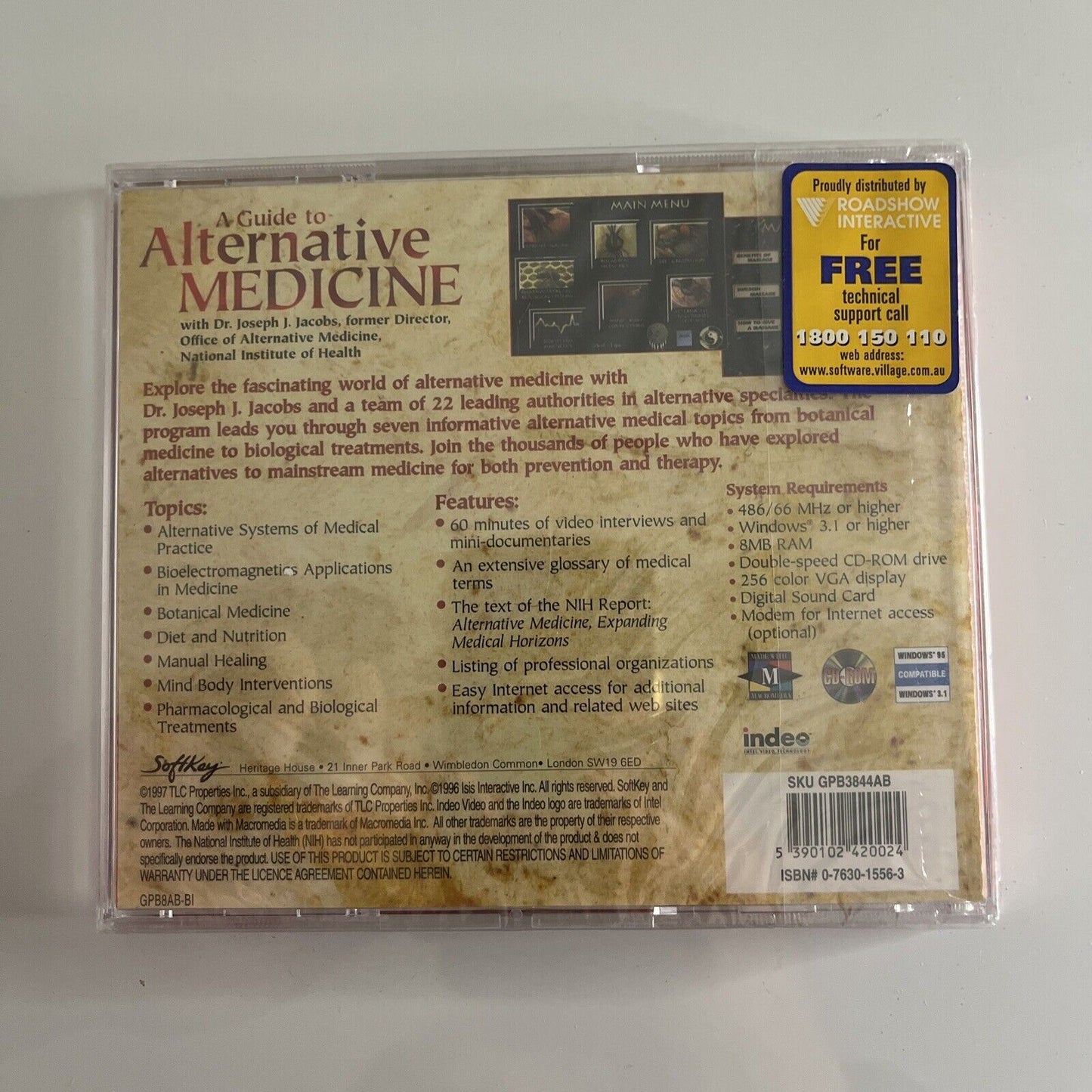*New Sealed* A Guide to Alternative Medicine PC CD-ROM Windows