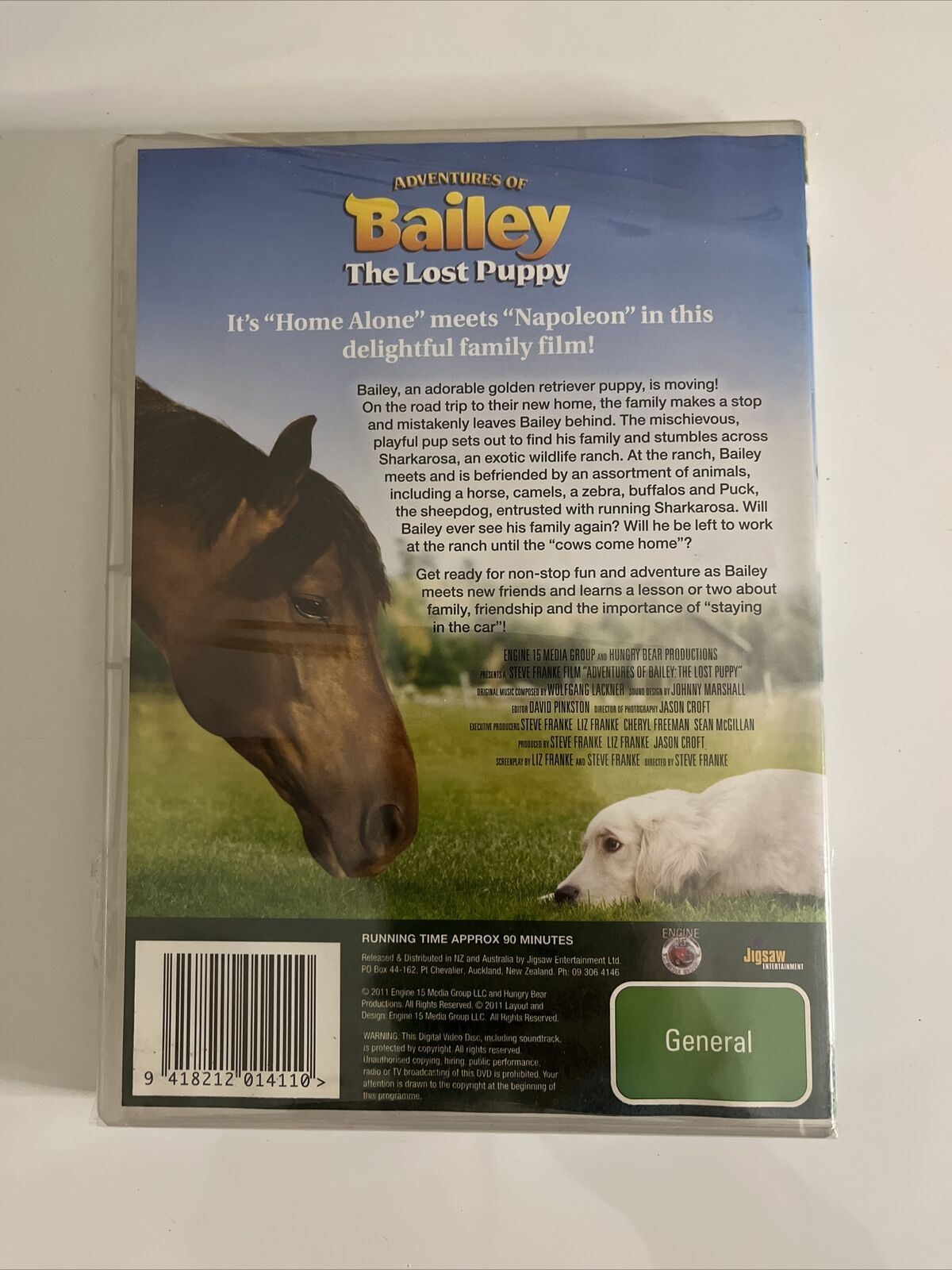Adventures Of Bailey - The Lost Puppy (DVD, 2010) NEW Region 4