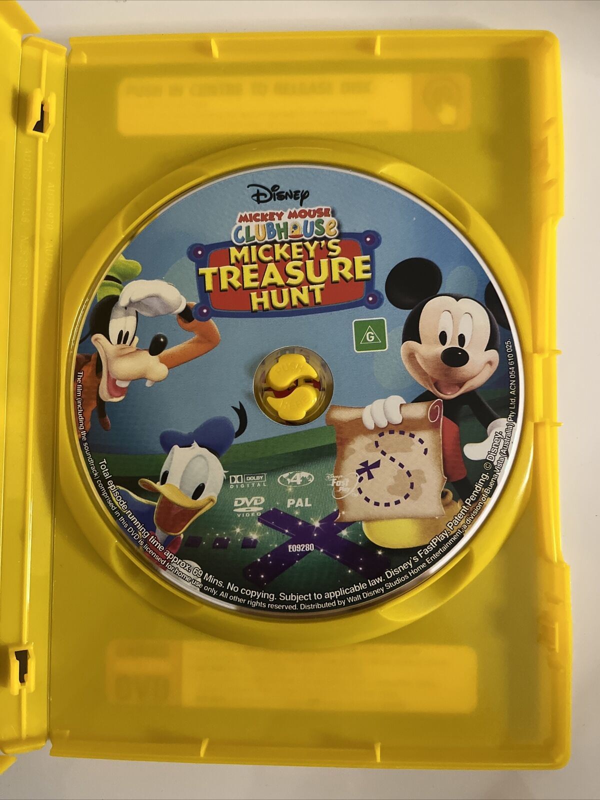 Mickey Mouse Clubhouse - Mickey's Treasure Hunt (DVD, 2006) Disney Region 4
