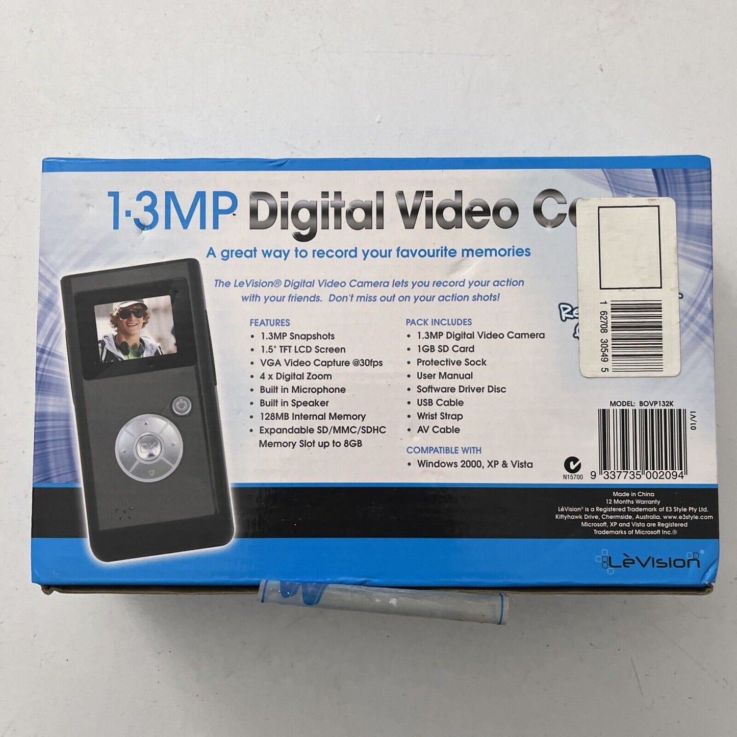 LeVision 1.3MP Digital Video Camera with 1GB SD Card