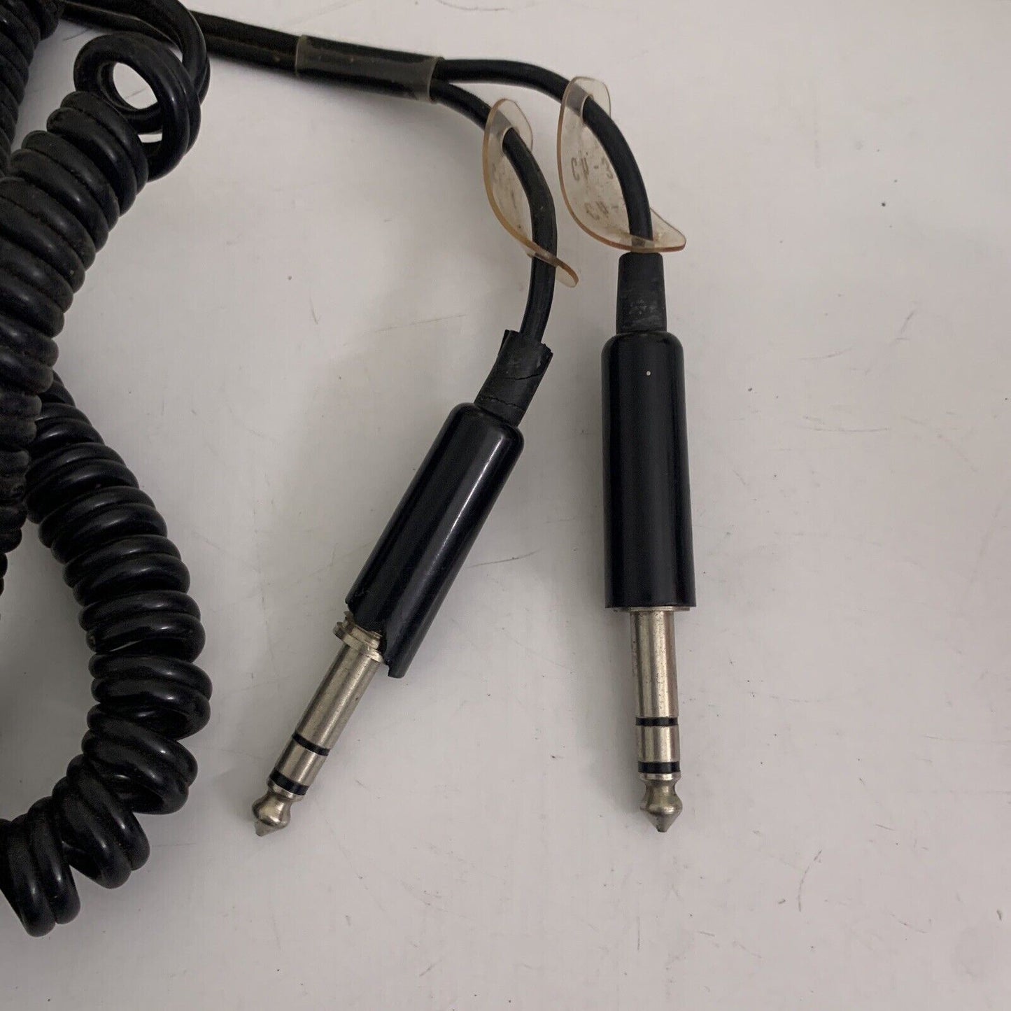 Vintage Hosiden Dynamic Stereo Headphones DH-42H-Q 2x 1/4" jack Made in Japan 8Ω