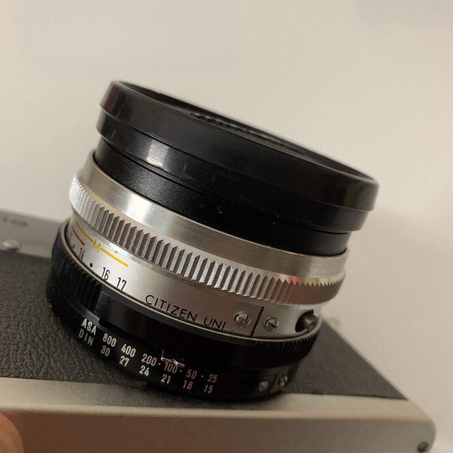 Vintage Minolta Uniomat III 35mm Film Camera Lens Rokkor 1:2.8/45mm 1965