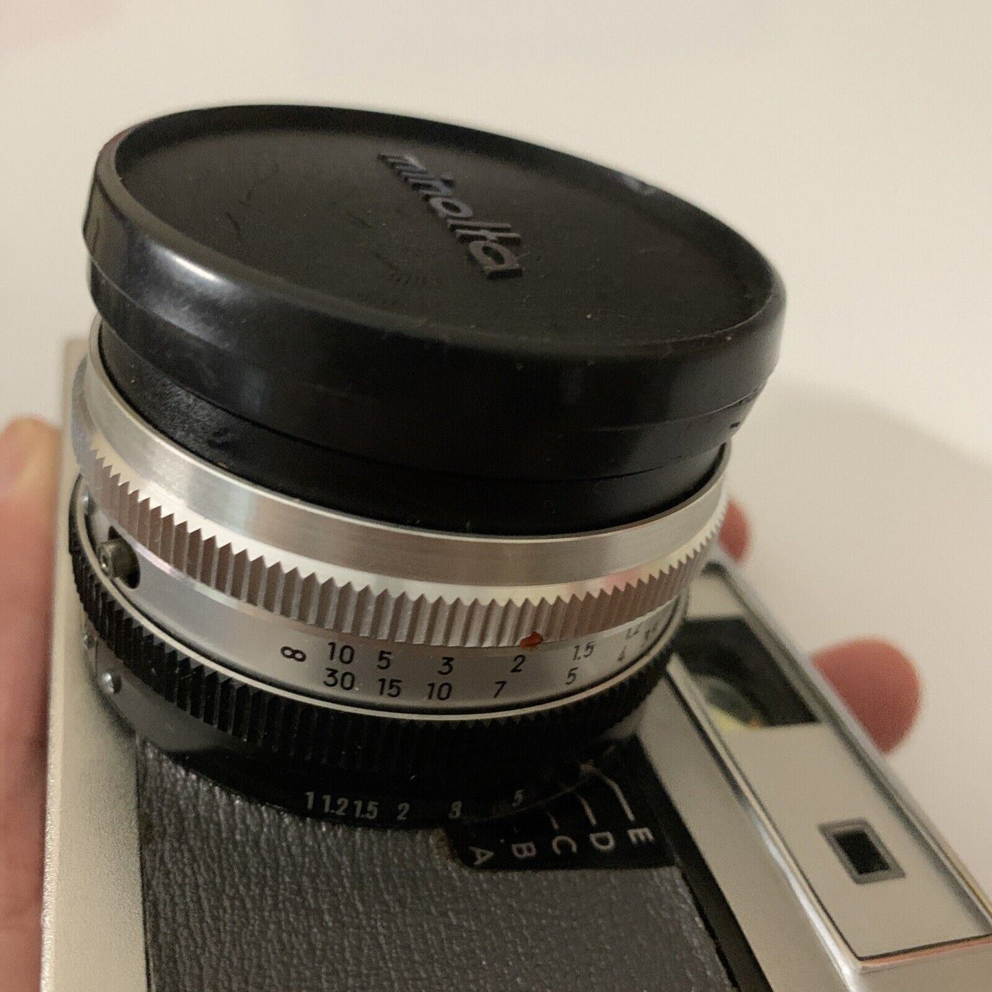 Vintage Minolta Uniomat III 35mm Film Camera Lens Rokkor 1:2.8/45mm 1965