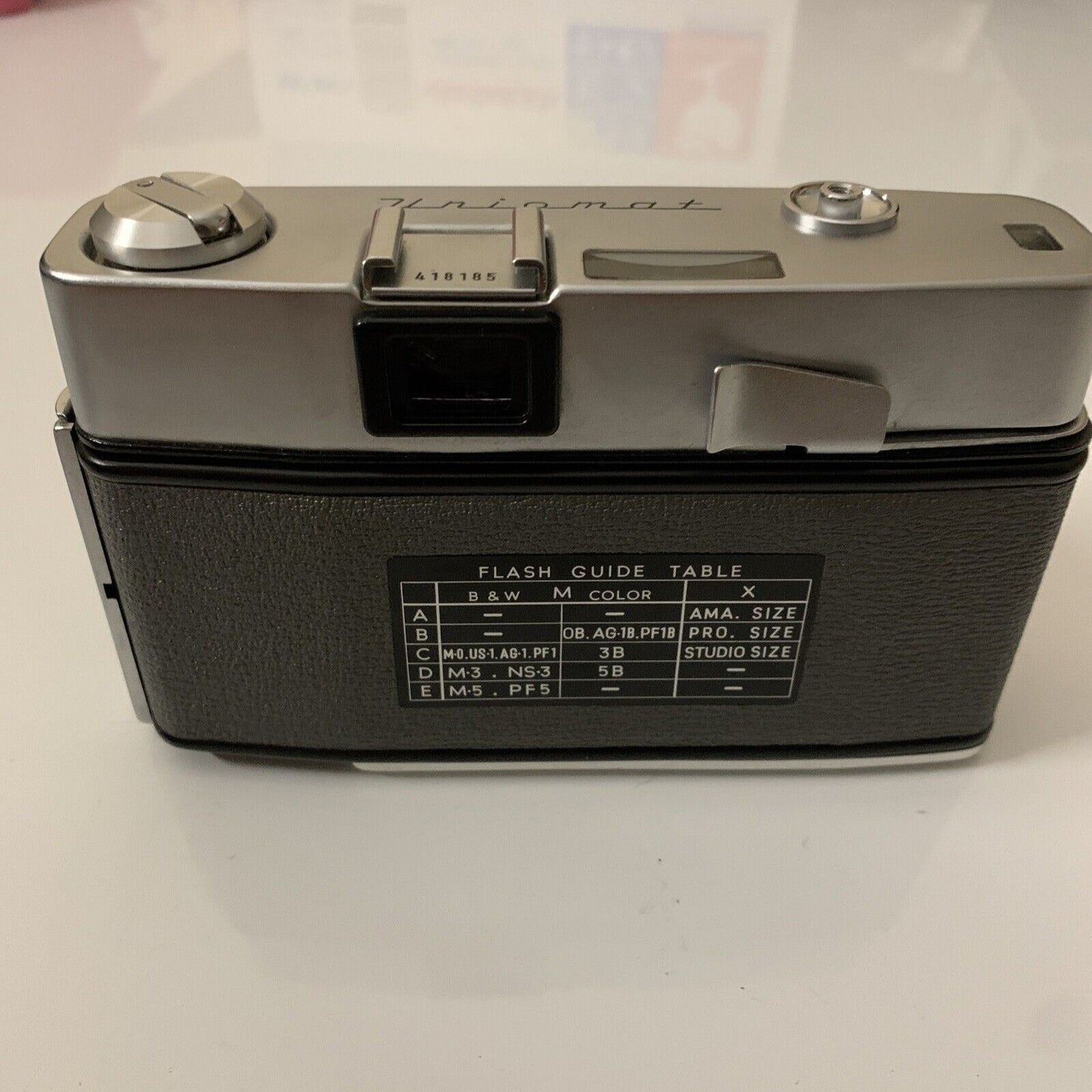 Vintage Minolta Uniomat III 35mm Film Camera Lens Rokkor 1:2.8/45mm 1965