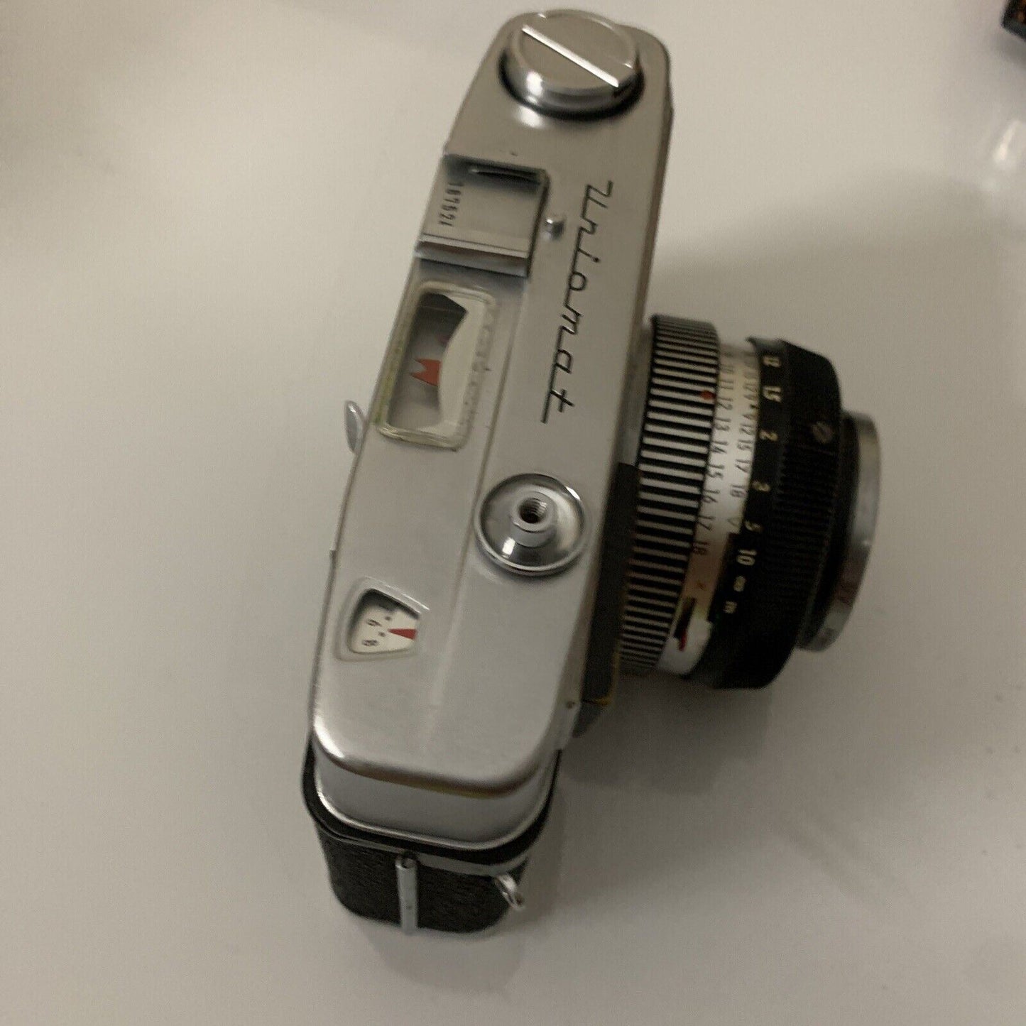 Minolta Uniomat Film Camera 35mm Rokkor Lens *Shutter Is Stiff For Parts/Repair