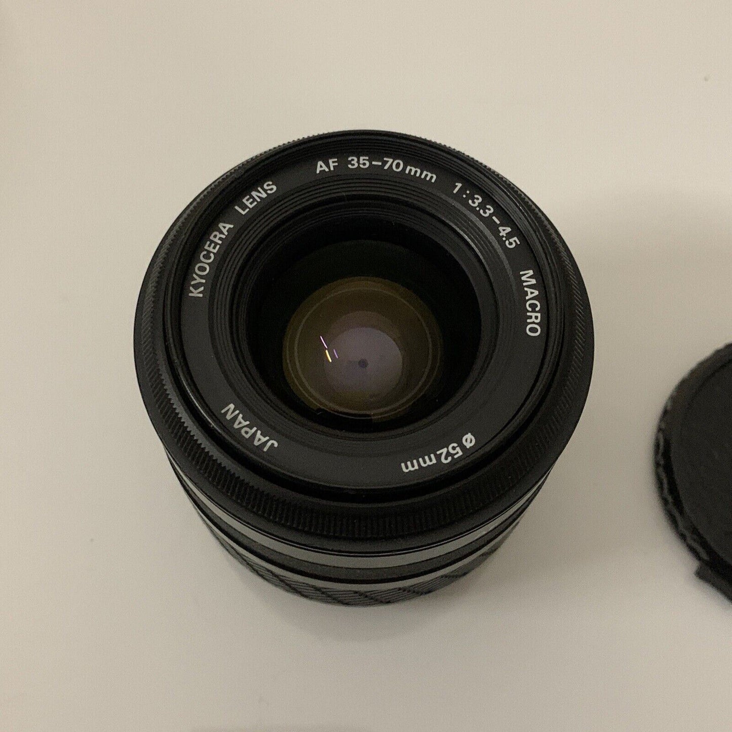 Kyocera Lens AF 35-70mm 1:3.3-4.5 Macro 52mm Made In Japan