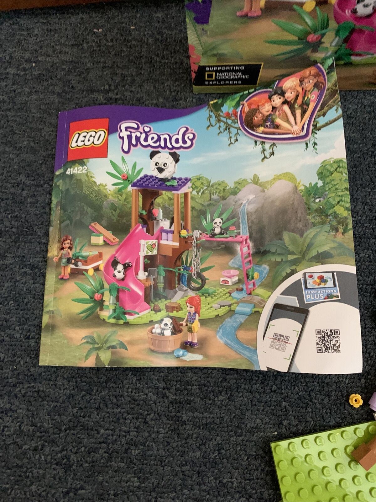 LEGO Friends Panda Jungle Tree House 41422 *Incomplete Missing Pieces Uncounted