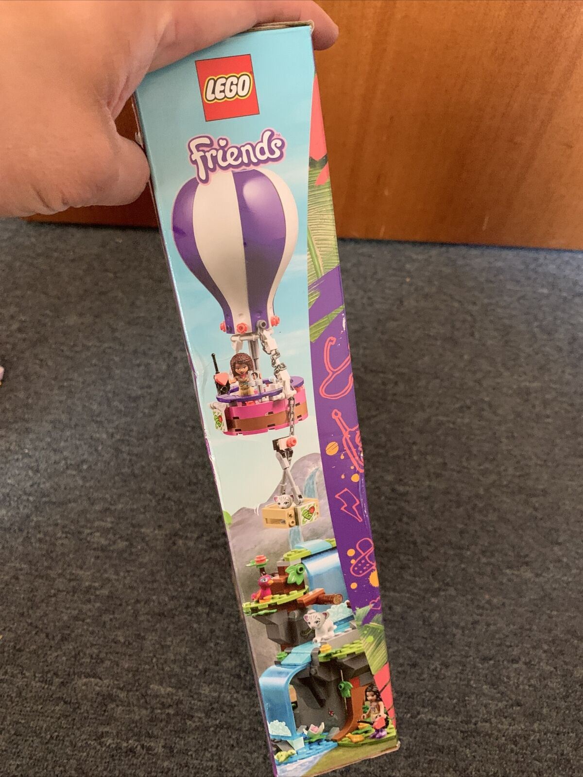 LEGO Friends Tiger Hot Air Balloon Jungle Rescue 41423 Complete