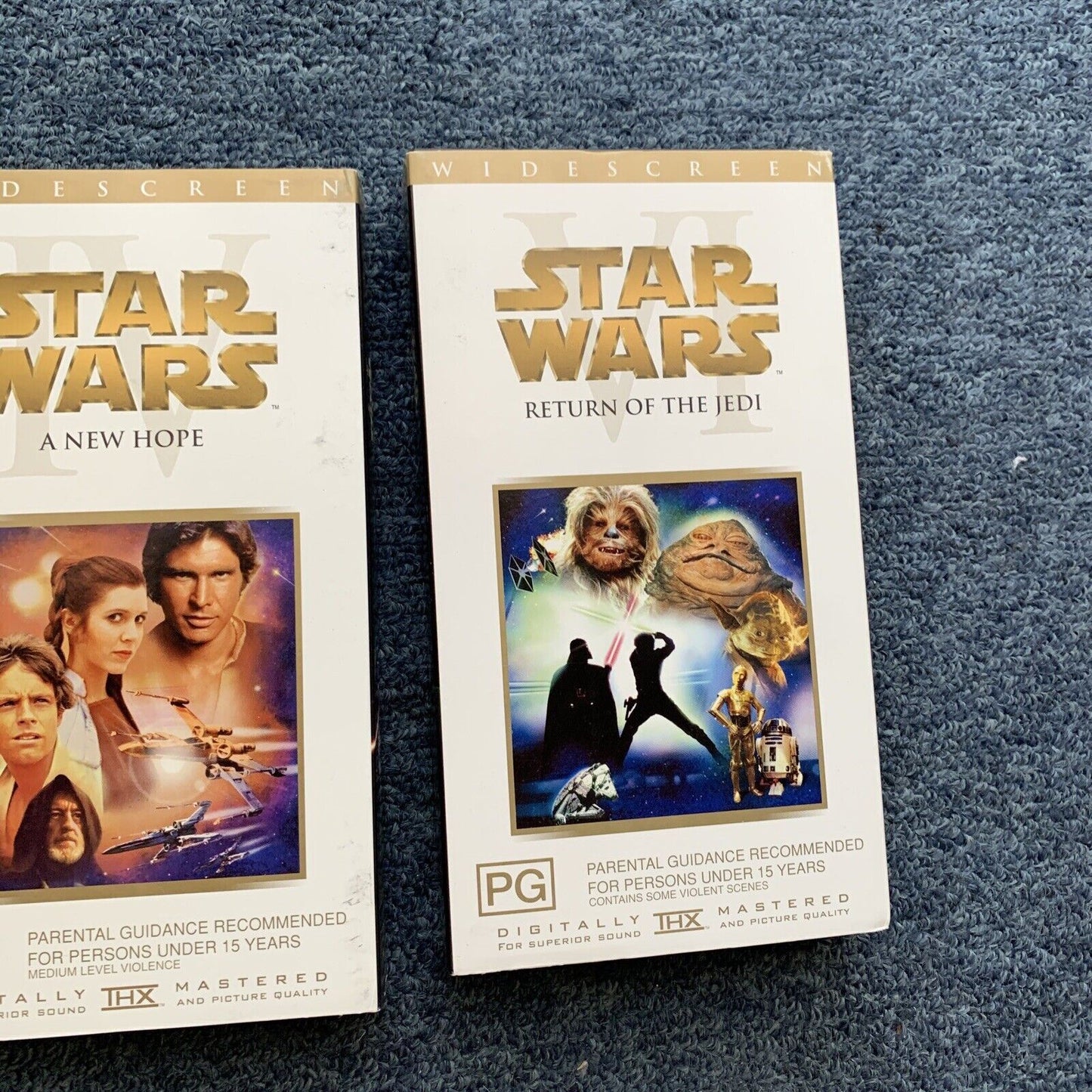 Star Wars Stormtrooper Action Figure 18" 47cm & VHS Original Trilogy Set