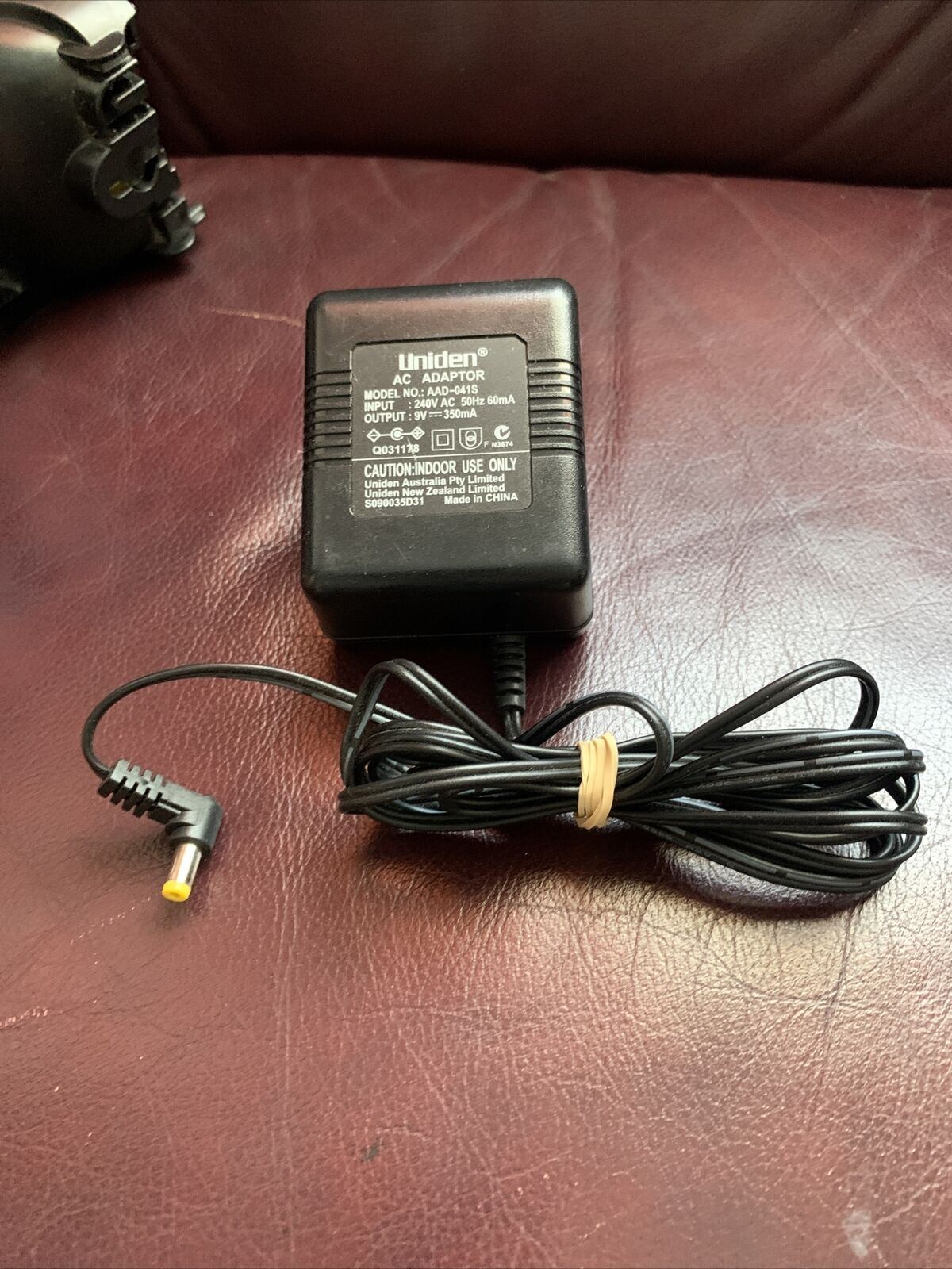 Uniden WDECT 2315+1 Base Charger & AC Adapter AAD-041S 9V  350mA